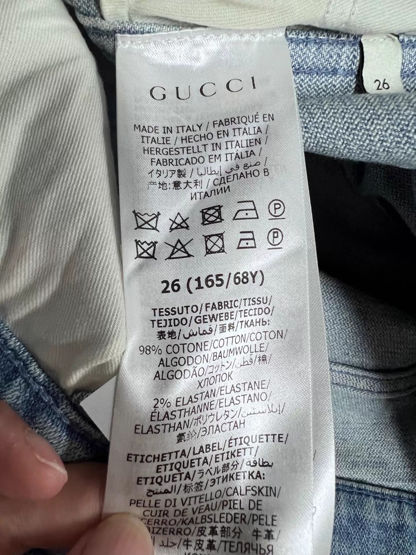 Gucci Gucci RL Vintage-Distressed Flare Jeans 26 99New Size 26" / US 2 / IT 38 - 6 Thumbnail