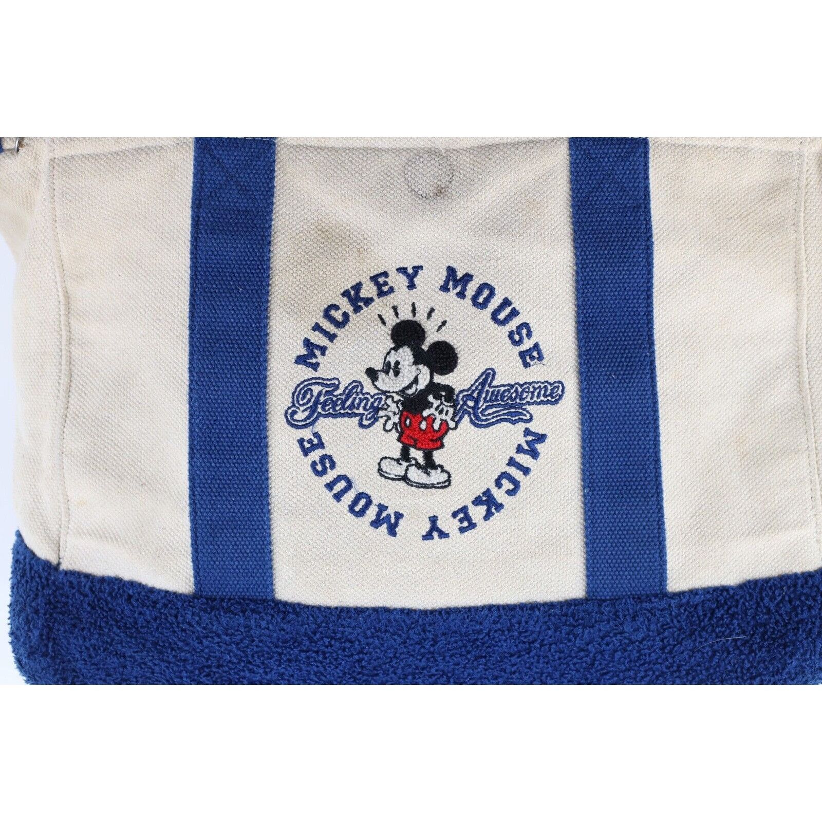 Disney × Vintage Vintage 90s Disney Distressed Mickey Mouse Canvas Bag Size ONE SIZE - 2 Thumbnail