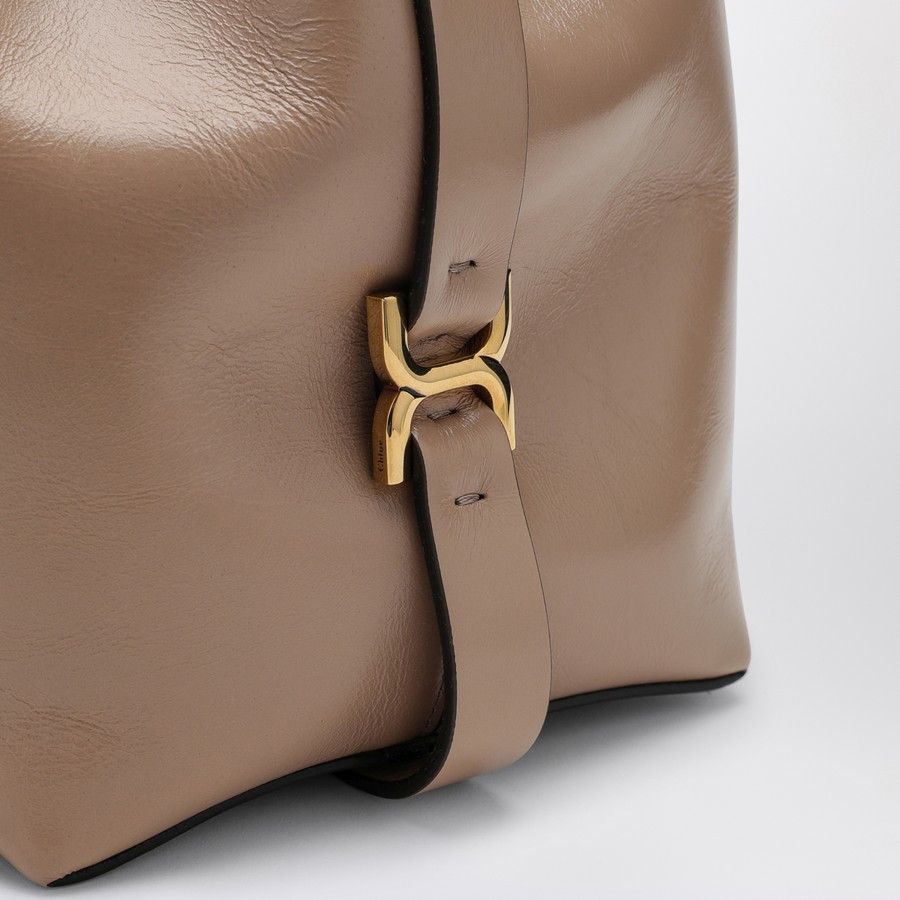 Chloe o1d2blof0824 Size : OS / Leather Bucket Bags in Beige Size ONE SIZE - 5 Thumbnail