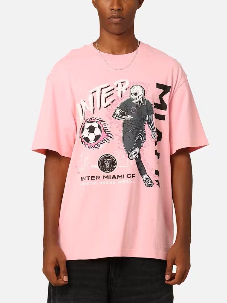 Mitchell & Ness UNWORN Inter Miami CF Flame 2.0 T-Shirt Size M Size US M / EU 48-50 / 2 - 2 Thumbnail