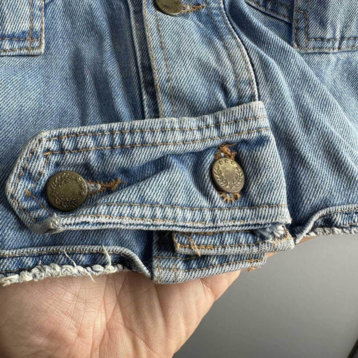 Denime 80s Made in Italy Vintage Denim Jacket Size US XL / EU 56 / 4 - 3 Thumbnail