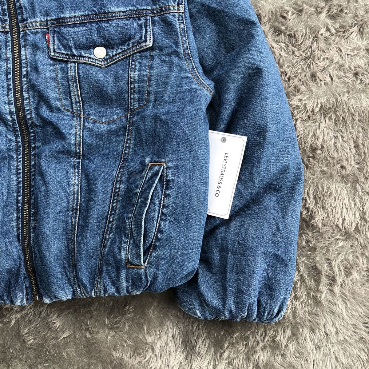 Levi's Levis's 90s Padded Denim Trucker Size S / US 4 / IT 40 - 4 Thumbnail