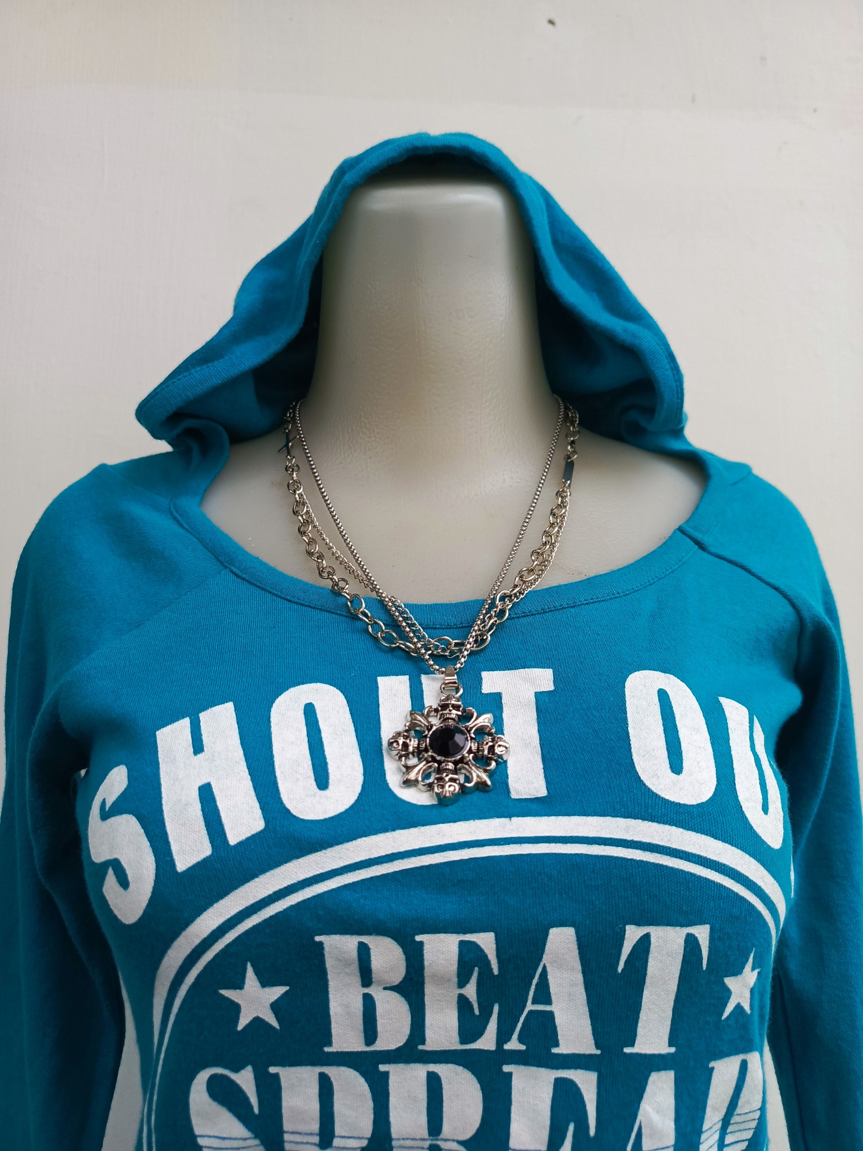 Japanese Brand GRASS.M Beat Spread Hooded Long Sleeve Tee Size M / US 6-8 / IT 42-44 - 3 Thumbnail