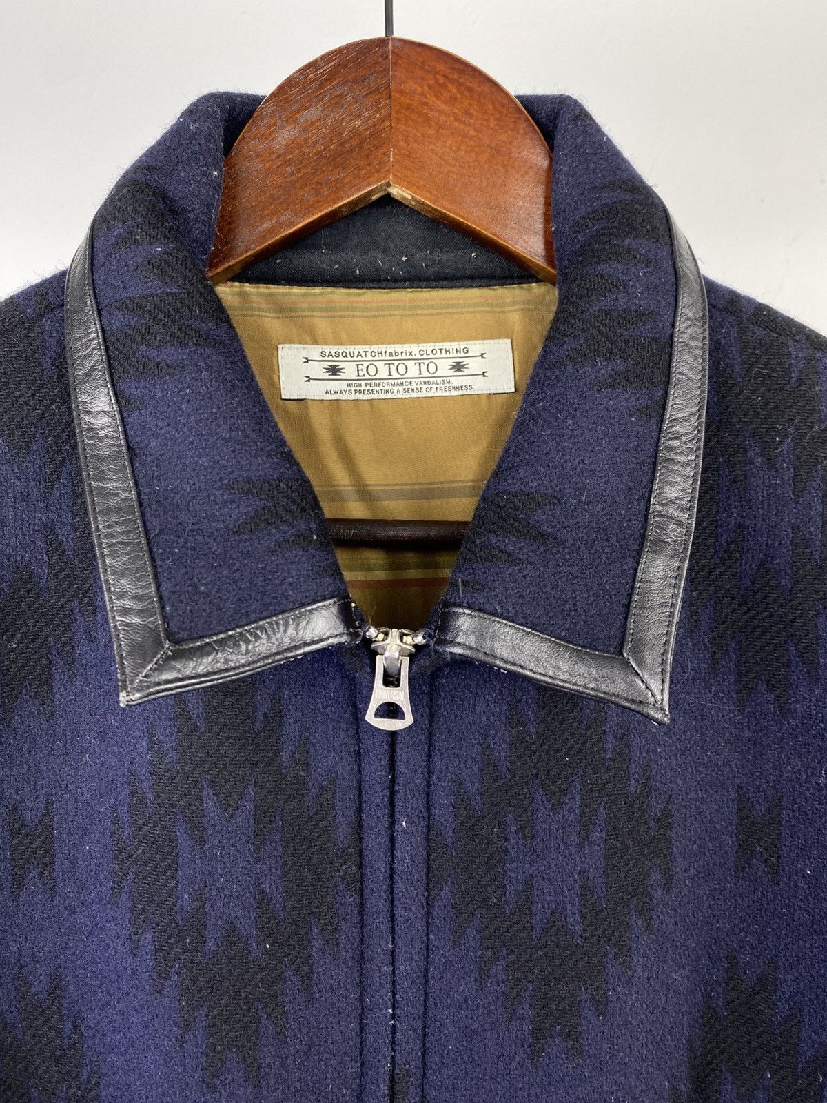 Sasquatchfabrix Sasquatchfabrix Wool Blouson Navajo Print Jacket Japan Size US M / EU 48-50 / 2 - 10 Thumbnail