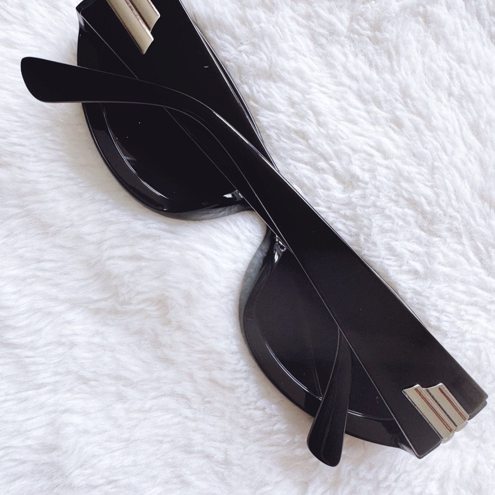 Other Francis Mirrored Black Cat-Eye Sunglasses Size ONE SIZE - 14 Thumbnail