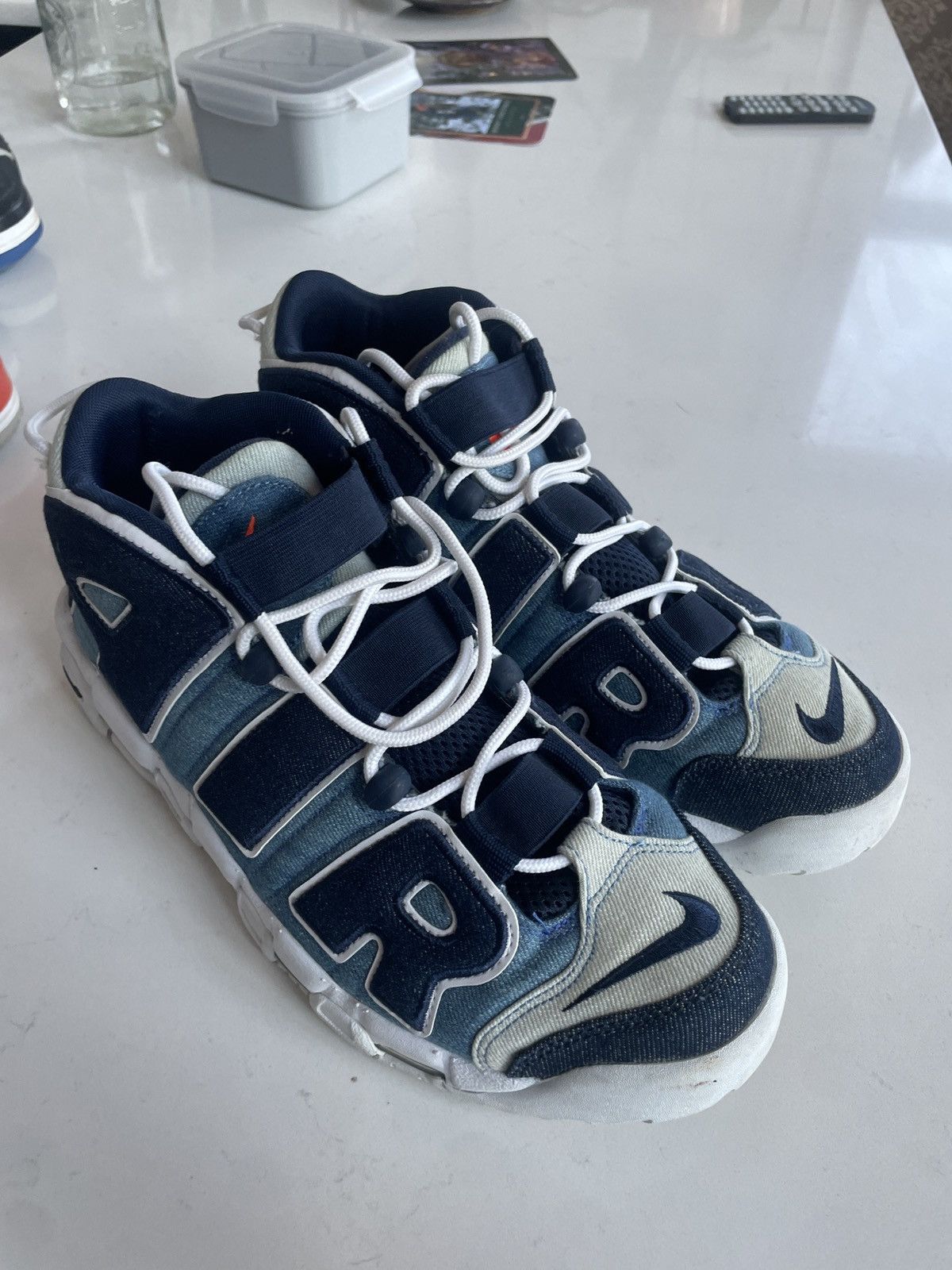 Nike Nike air uptempo denim Size US 10.5 / EU 43-44 - 10 Thumbnail