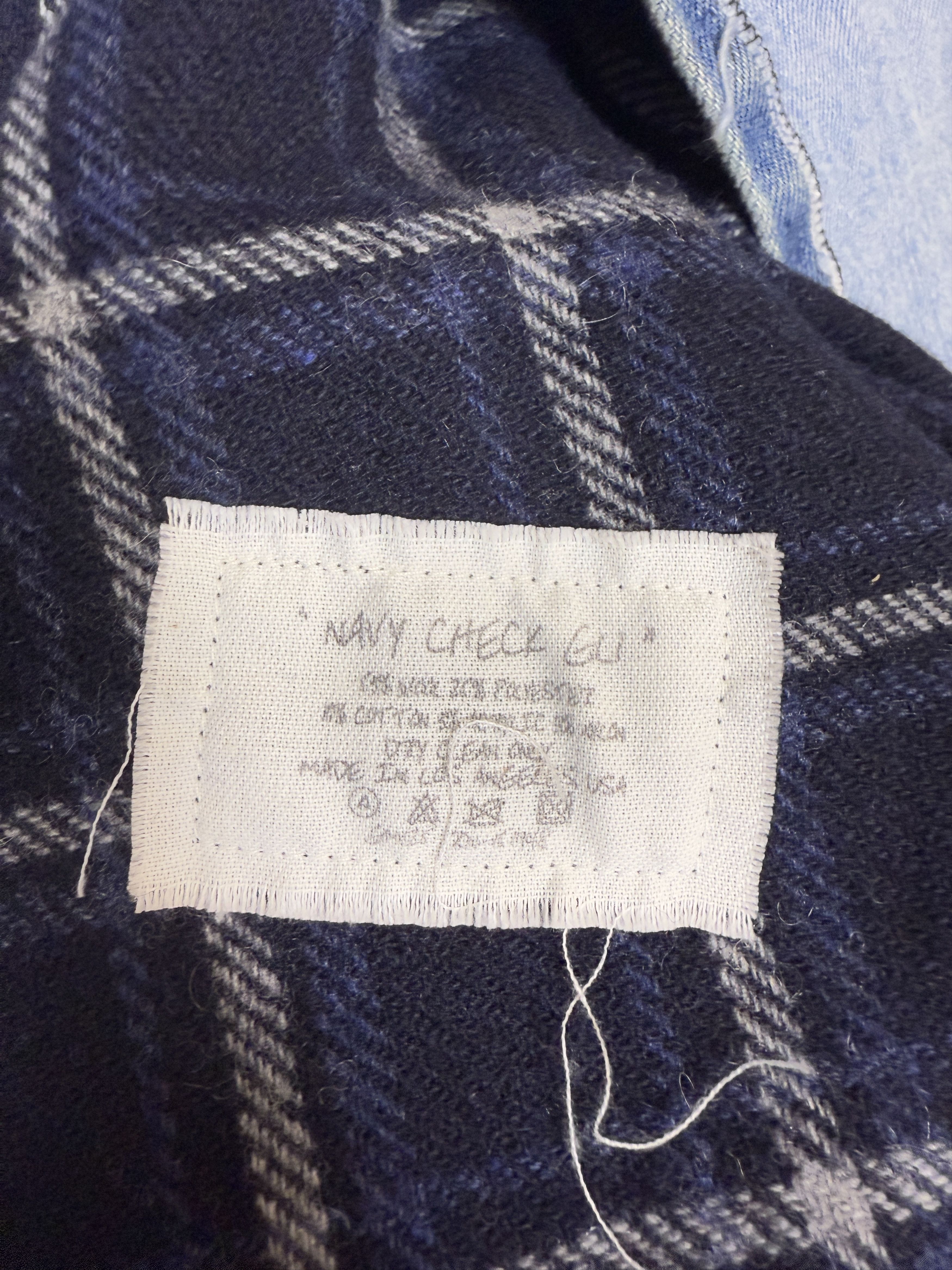 Greg Lauren Greg Lauren Navy Check GL 1 Kimono Size US XXL / EU 58 / 5 - 11 Thumbnail