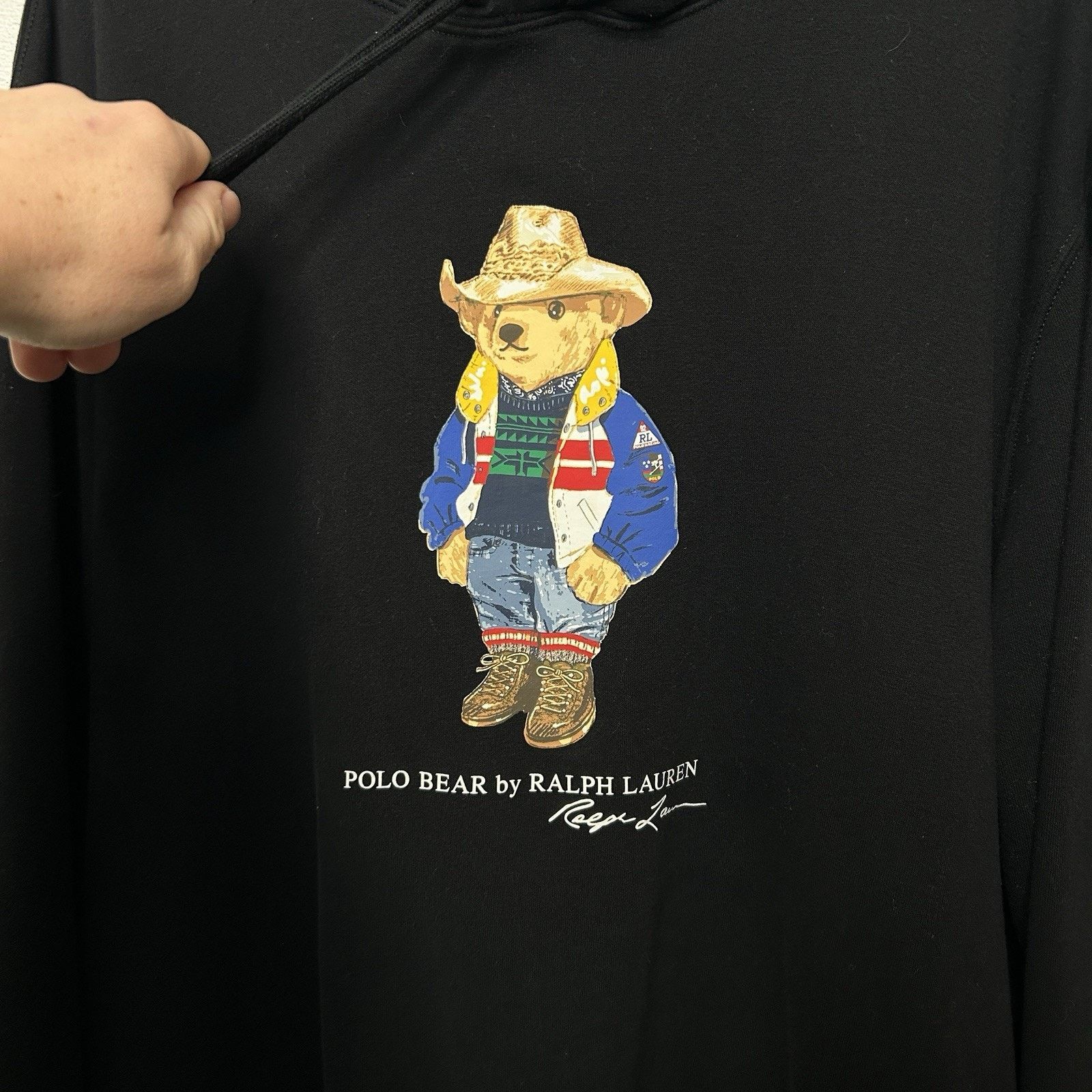 Polo Ralph Lauren Polo Ralph Lauren Cowboy Ranch Polo Bear Hoodie “Black” Size US XXL / EU 58 / 5 - 2 Thumbnail