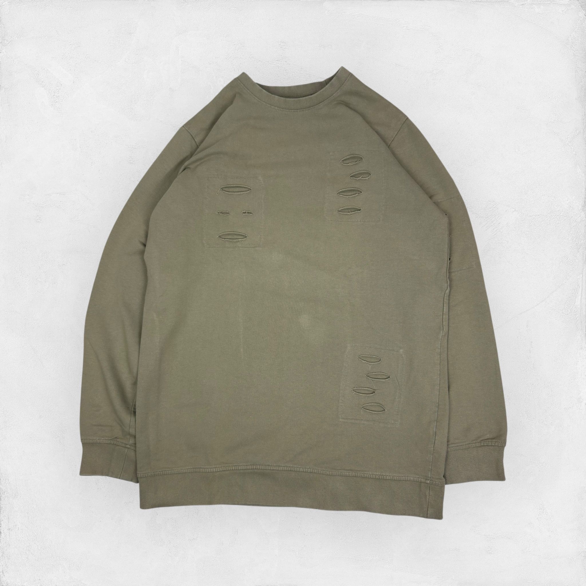 Buffalo London Buffalo Green Cotton Crew Neck Pullover Sweatshirt Size US S / EU 44-46 / 1 - 2 Thumbnail