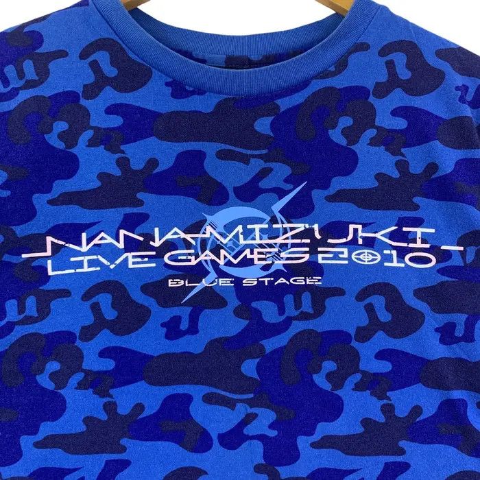 Vintage NANA MIZUKI NM7 Live Games 2010 Blue Stage Tee Shirt Size US M / EU 48-50 / 2 - 4 Thumbnail