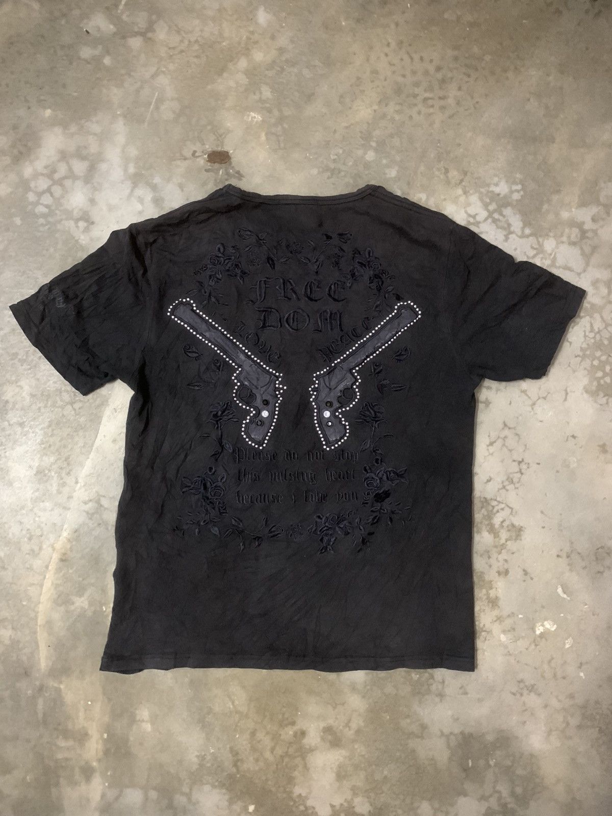 Japanese Brand Nice Graphics Freedom Love And Peace Tee Size US M / EU 48-50 / 2 - 6 Thumbnail