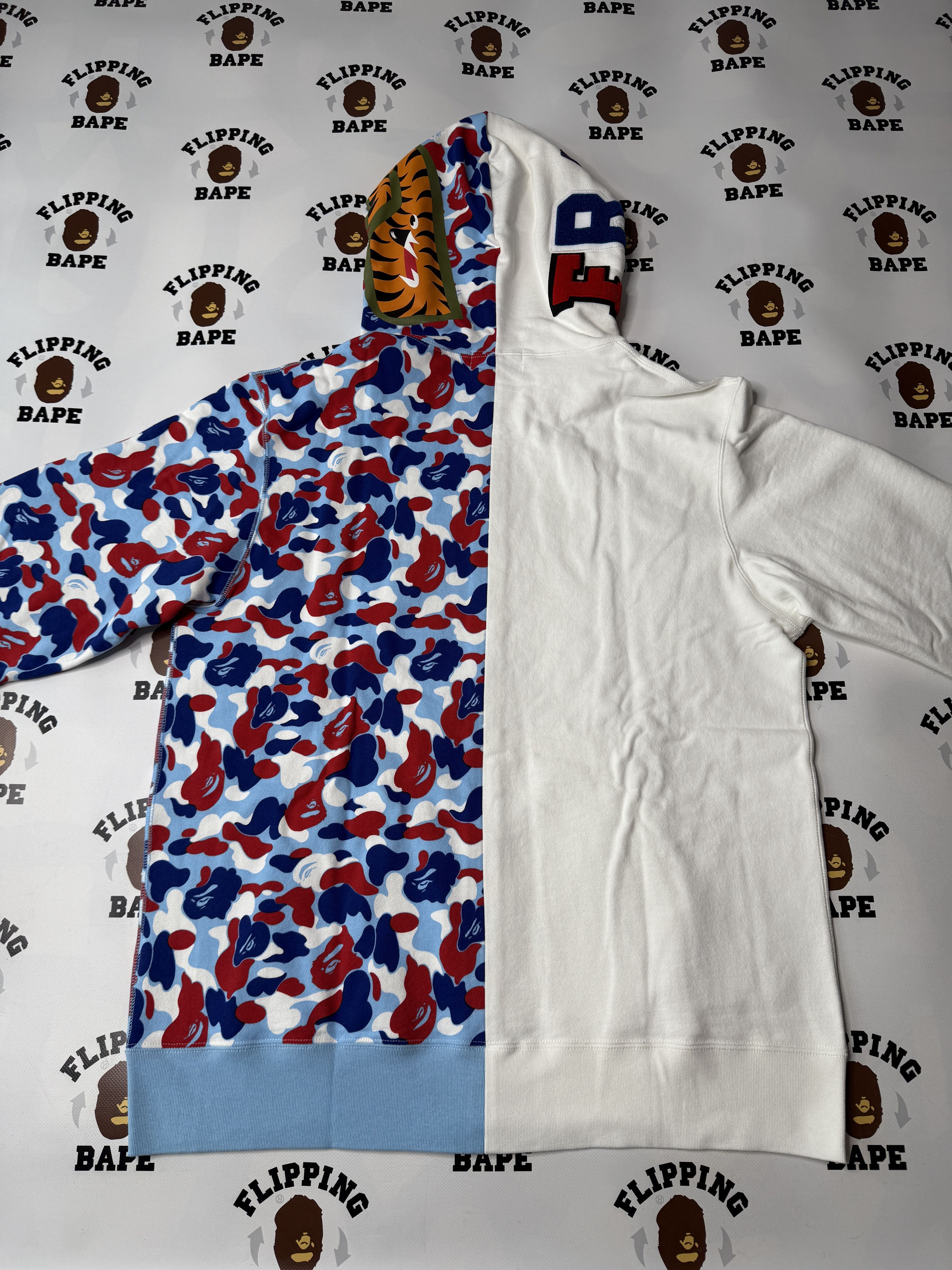 Bape BAPE STORE PARIS 5th ANNIV SHARK FULL ZIP HOODIE Size US XXL / EU 58 / 5 - 7 Thumbnail