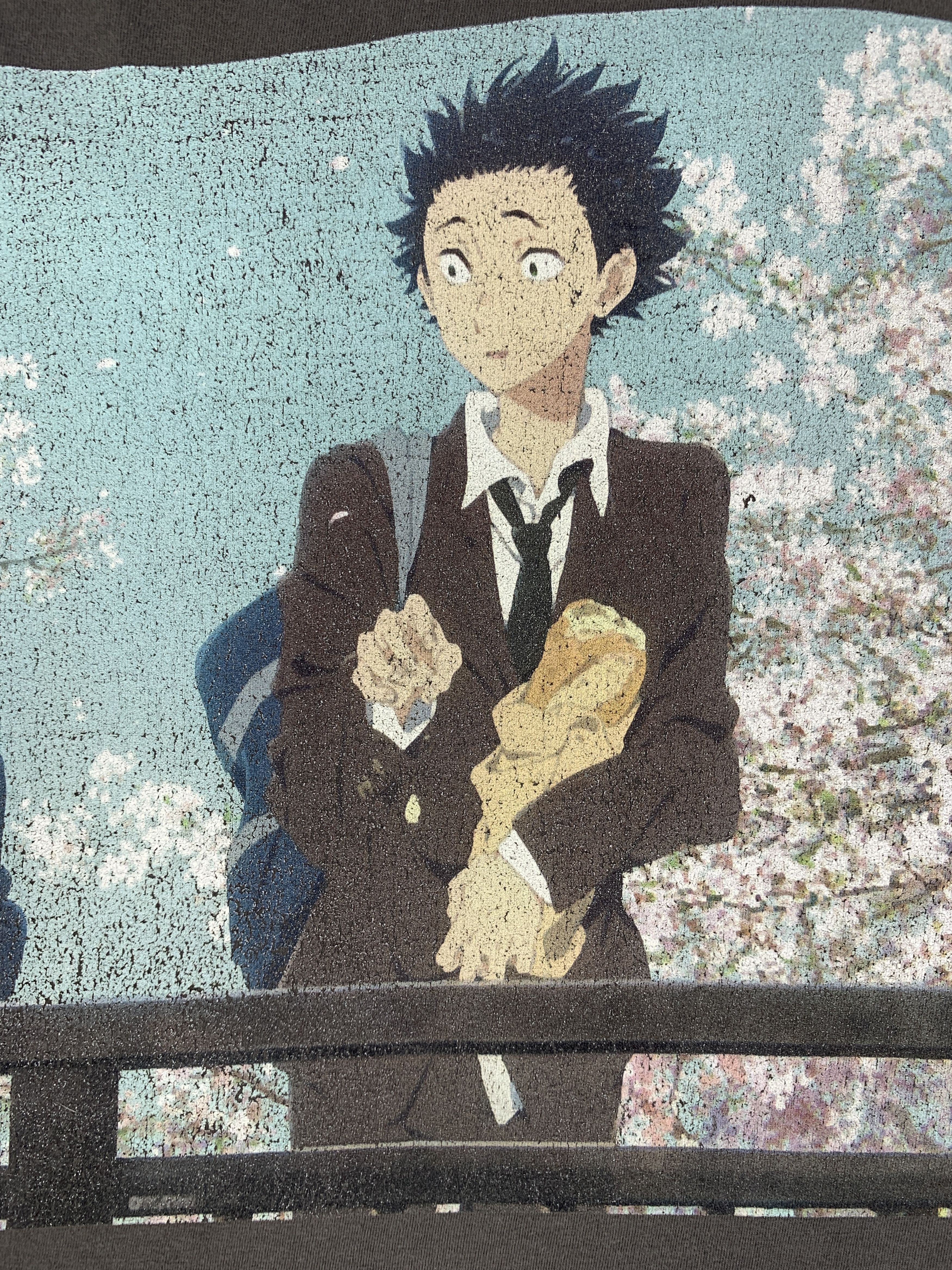Anime 2016 Koe no Katachi (Silent Voice) Anime Movie Tee (L) Size US L / EU 52-54 / 3 - 2 Thumbnail