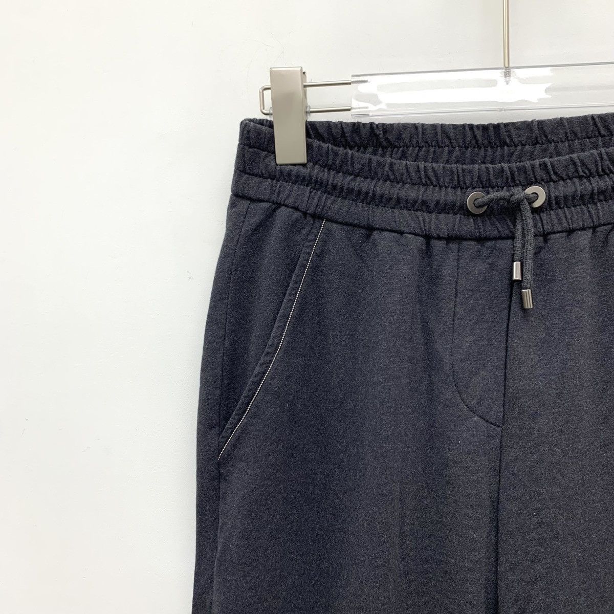 Brunello Cucinelli Brunello Cucinelli Bead Design Elastic Waist Pants K26WX Size 26" / US 2 / IT 38 - 3 Thumbnail
