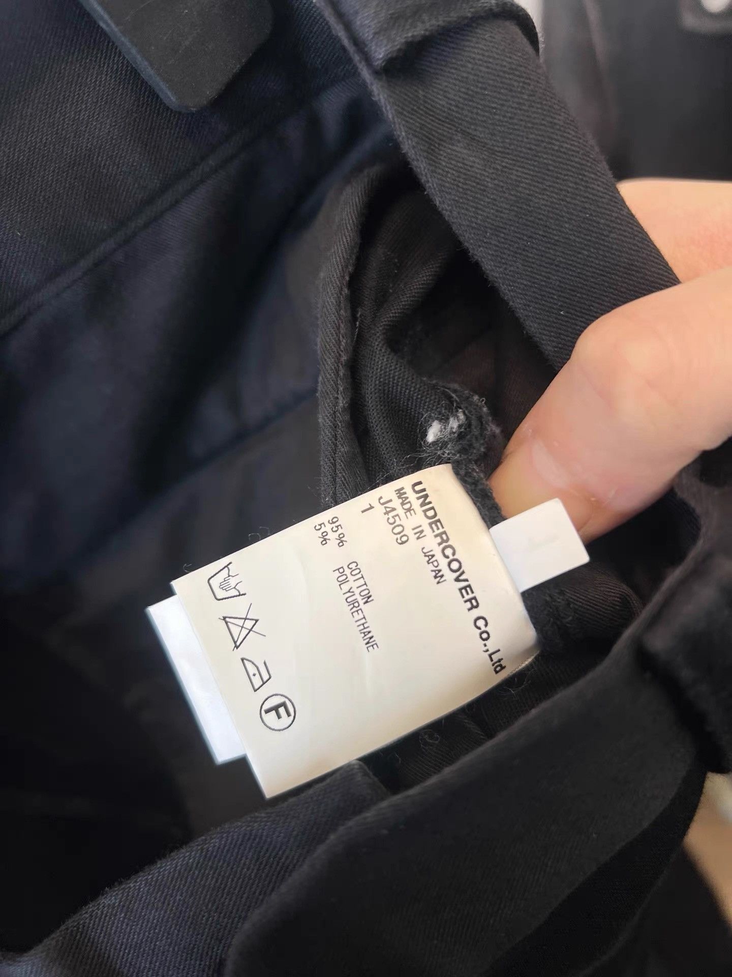 Undercover Undercover Jun Takahashi Straight Cropped Trousers K35 Size US 29 - 4 Thumbnail