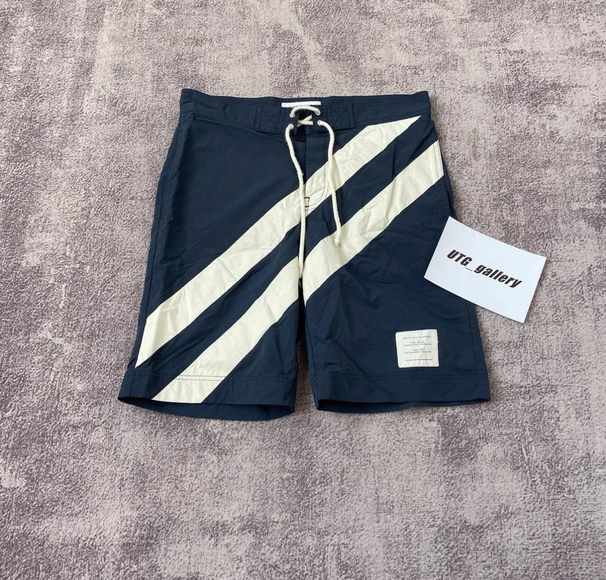 Thom Browne Thom Browne Printed Drawstring Casual Shorts Size US 32 / EU 48 - 1 Thumbnail