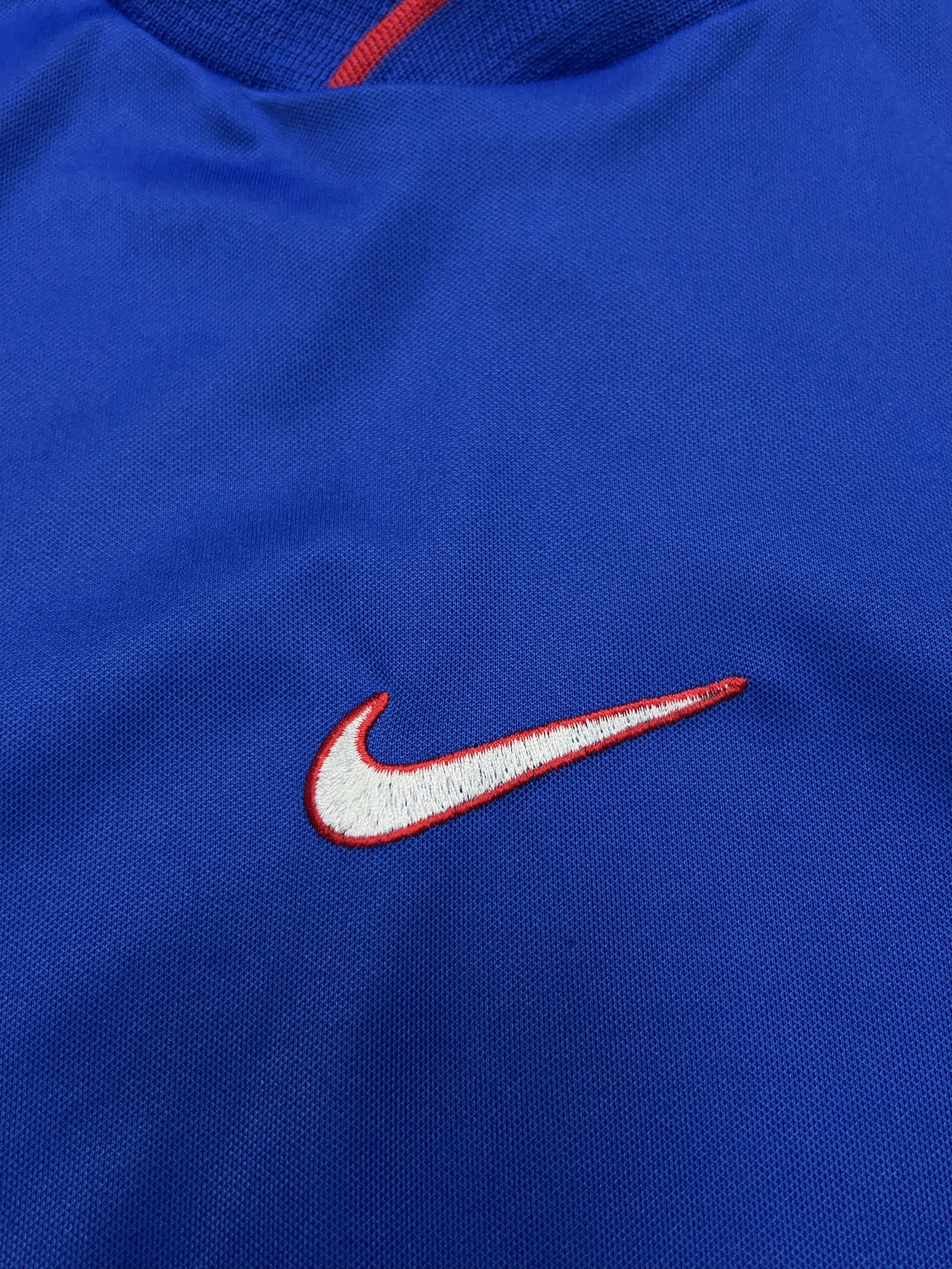 Nike Rangers 1997/1998/99 Pre Match Football Soccer Shirt Jersey Size US M / EU 48-50 / 2 - 5 Thumbnail