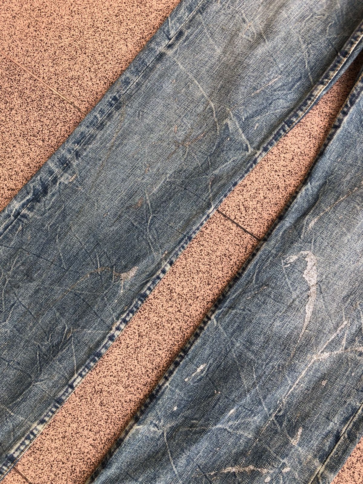Japanese Brand Ando flared fading bootcut jeans Size US 32 / EU 48 - 6 Thumbnail