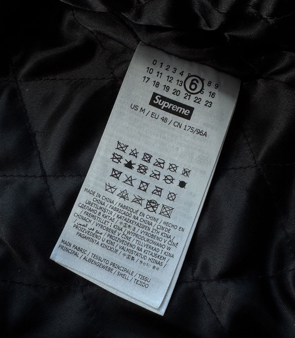 Maison Margiela × Supreme Supreme MM6 Maison Margiela Split Varsity Jacket SS24 Size US M / EU 48-50 / 2 - 8 Thumbnail