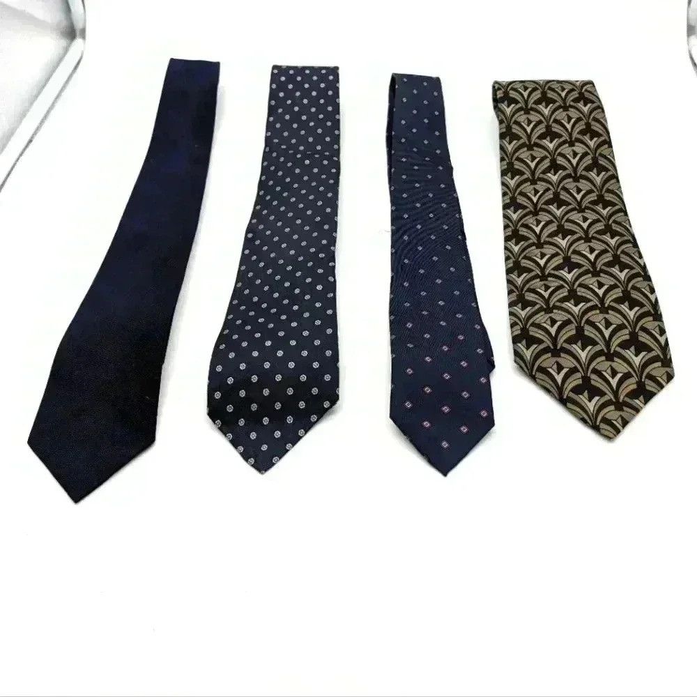 JET SET 4 Blue Vintage Ties Young Man's Fancy, Policy, Jet Set Ital Size ONE SIZE - 1 Thumbnail