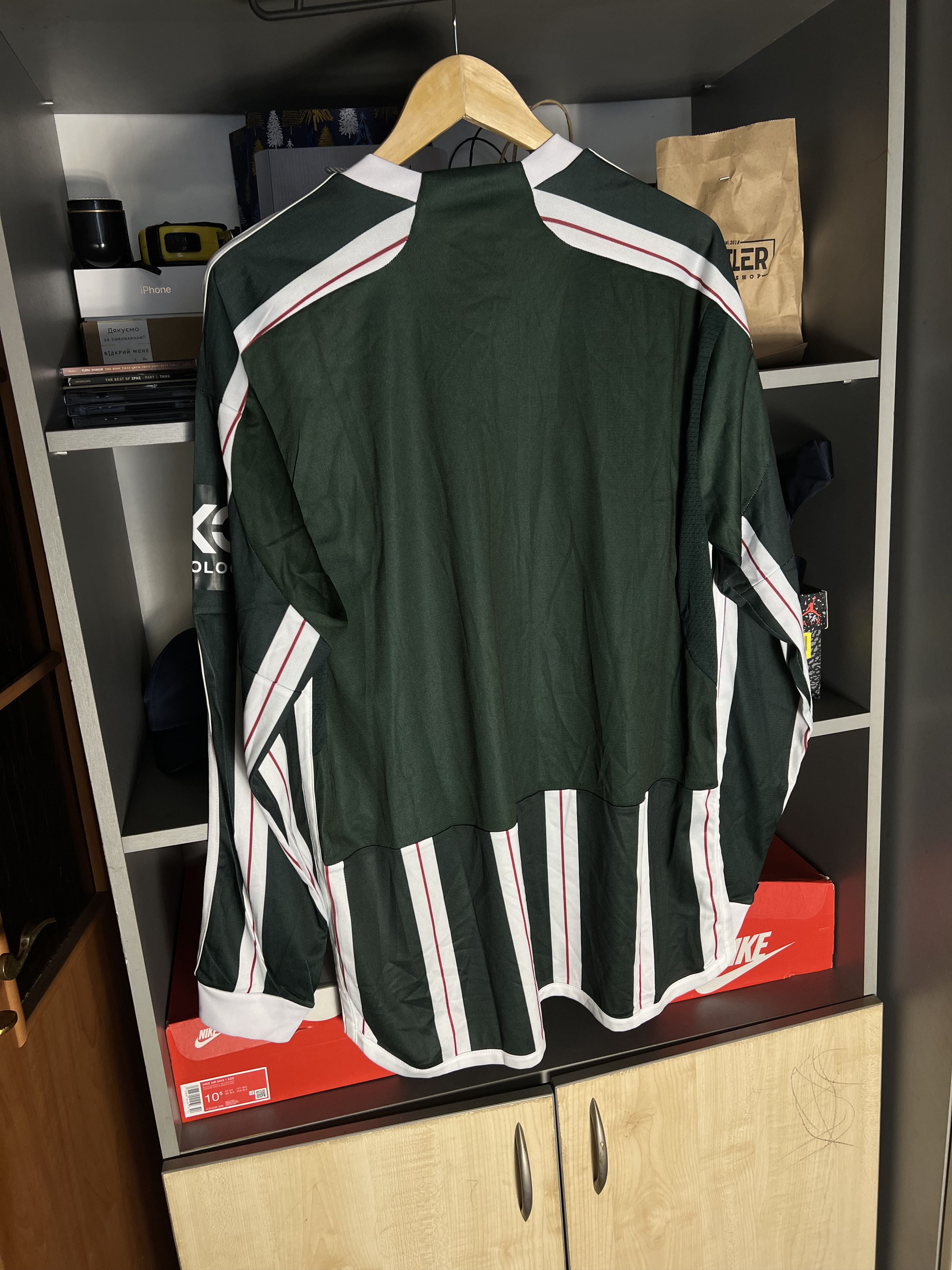 Vintage Very Rare Adidas FC Manchester United England Soccer Jersey Size US XXL / EU 58 / 5 - 4 Thumbnail