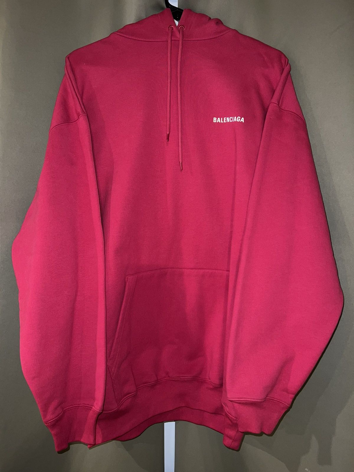 image of Balenciaga Hoodie in Red, Men's (Size Small)