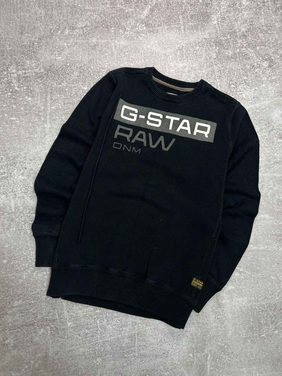 G-Star Vintage G Star Raw Sweater Big Logo Y2K Size US M / EU 48-50 / 2 - 1 Thumbnail