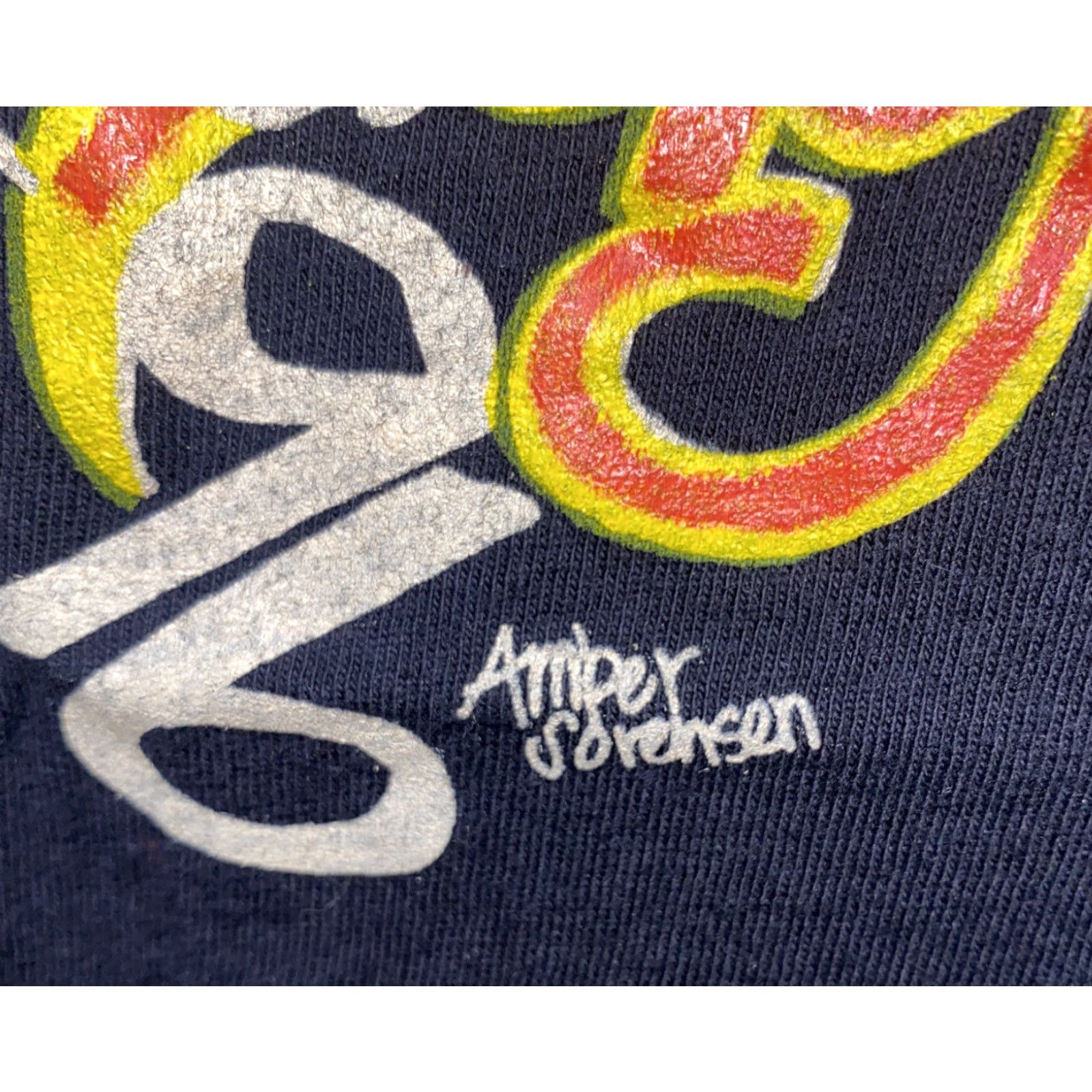 Hanes Hanes Beefy-T Mens Black ADELAIDE Short Sleeve AMBER SORENSEN T-Shirt L Size US L / EU 52-54 / 3 - 6 Thumbnail