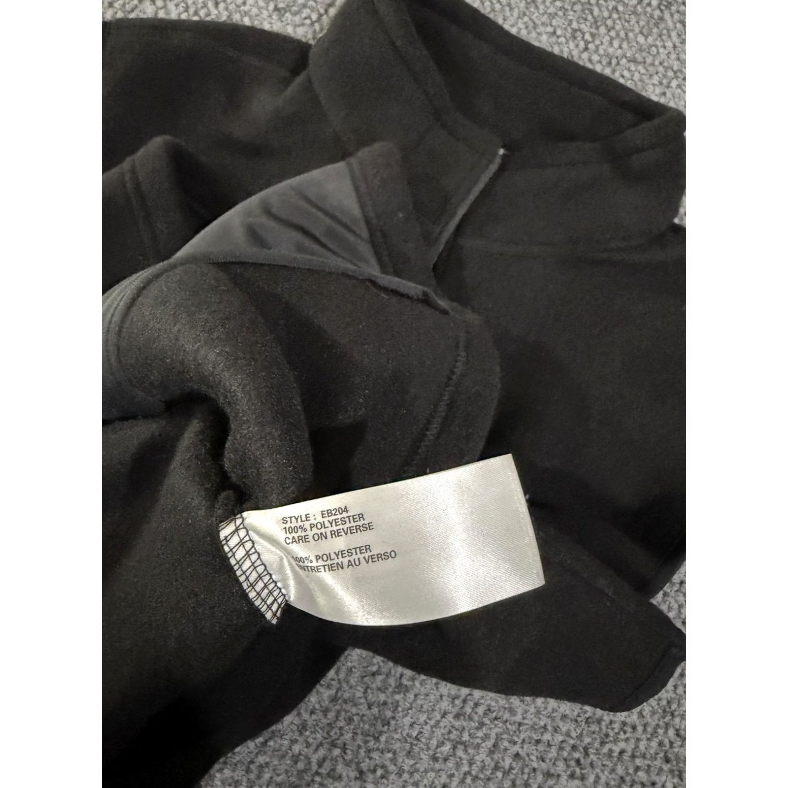Eddie Bauer VINTAGE? No — Eddie Bauer Vest Womens XL Black Fleece Full Zip Cytiva Logo Outdoor Size XL / US 12-14 / IT 48-50 - 7 Thumbnail