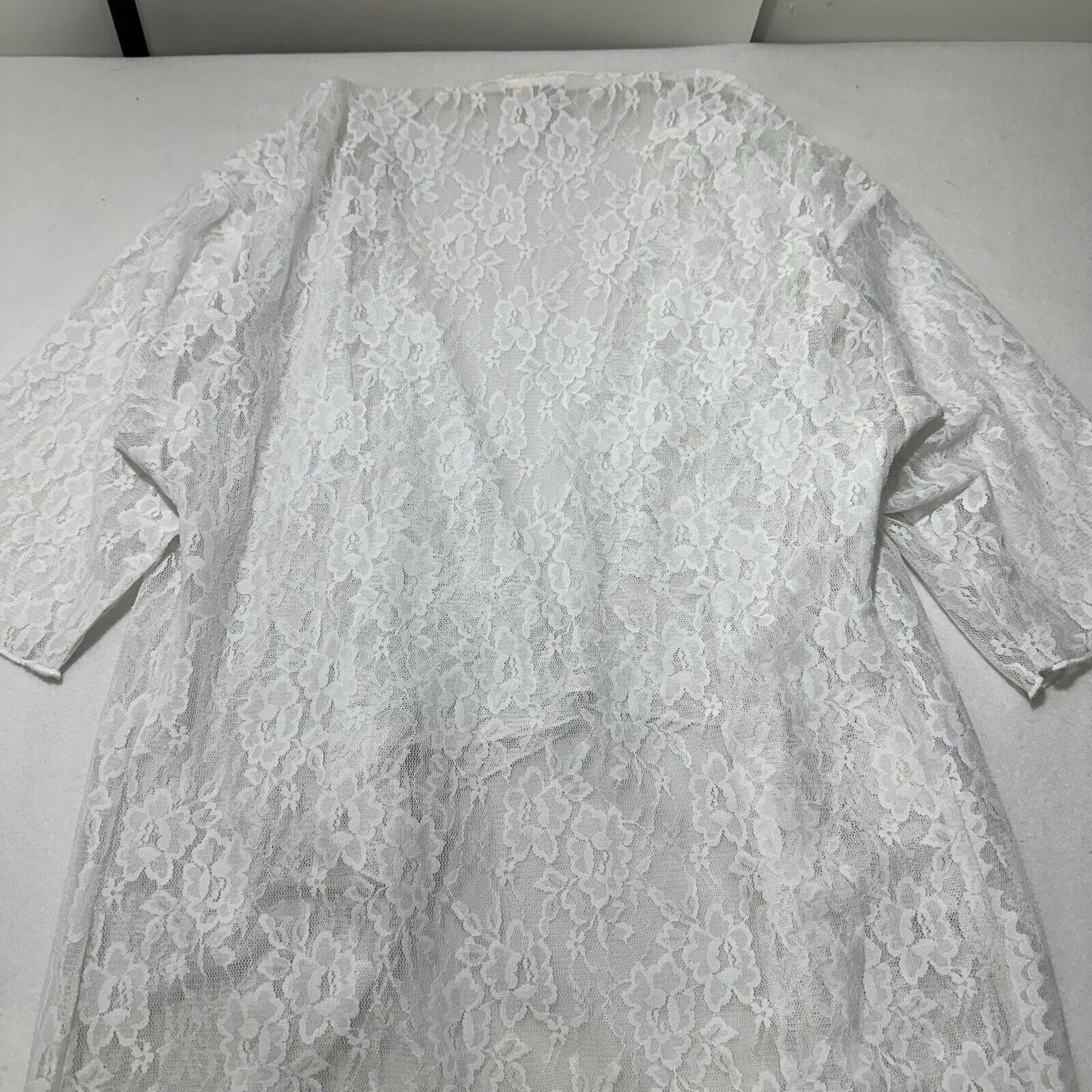 Other LuLaRoe Shirley Small Lace Floral Duster Cardigan Kimono Size S / US 4 / IT 40 - 12 Thumbnail