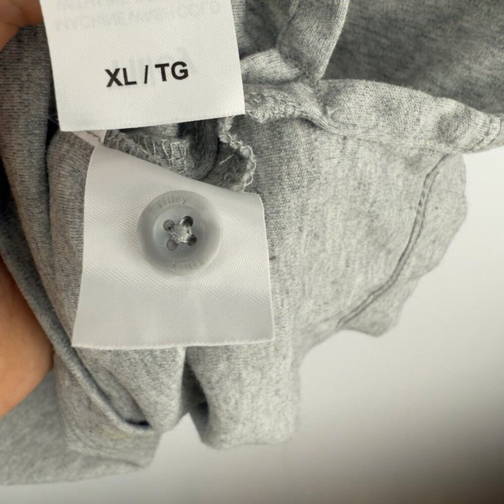 Tilley TILLEY Cotton Short Sleeves 3 Buttons Gray Polo Shirt Sz XL Size US XL / EU 56 / 4 - 11 Thumbnail