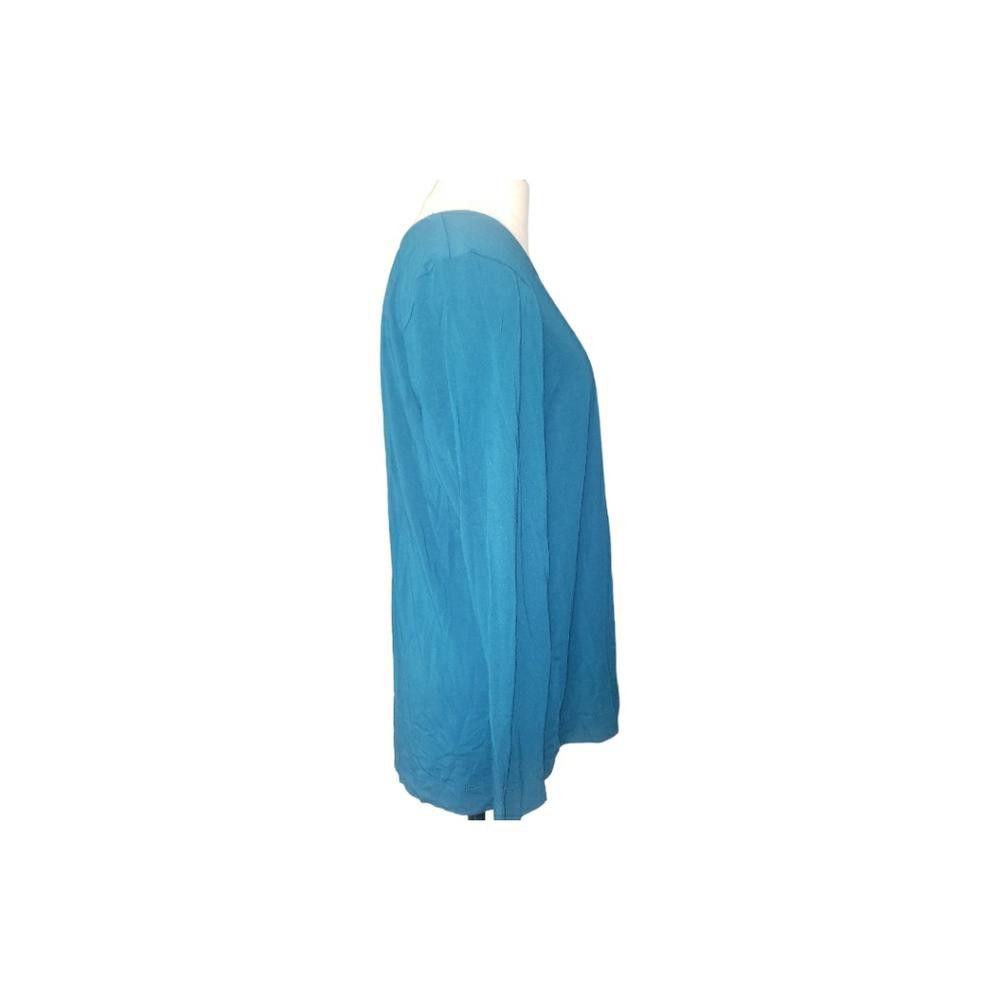 Chicos CT765 Chico's Ultimate Long Sleeve Teal Tee XL Size XL / US 12-14 / IT 48-50 - 2 Thumbnail
