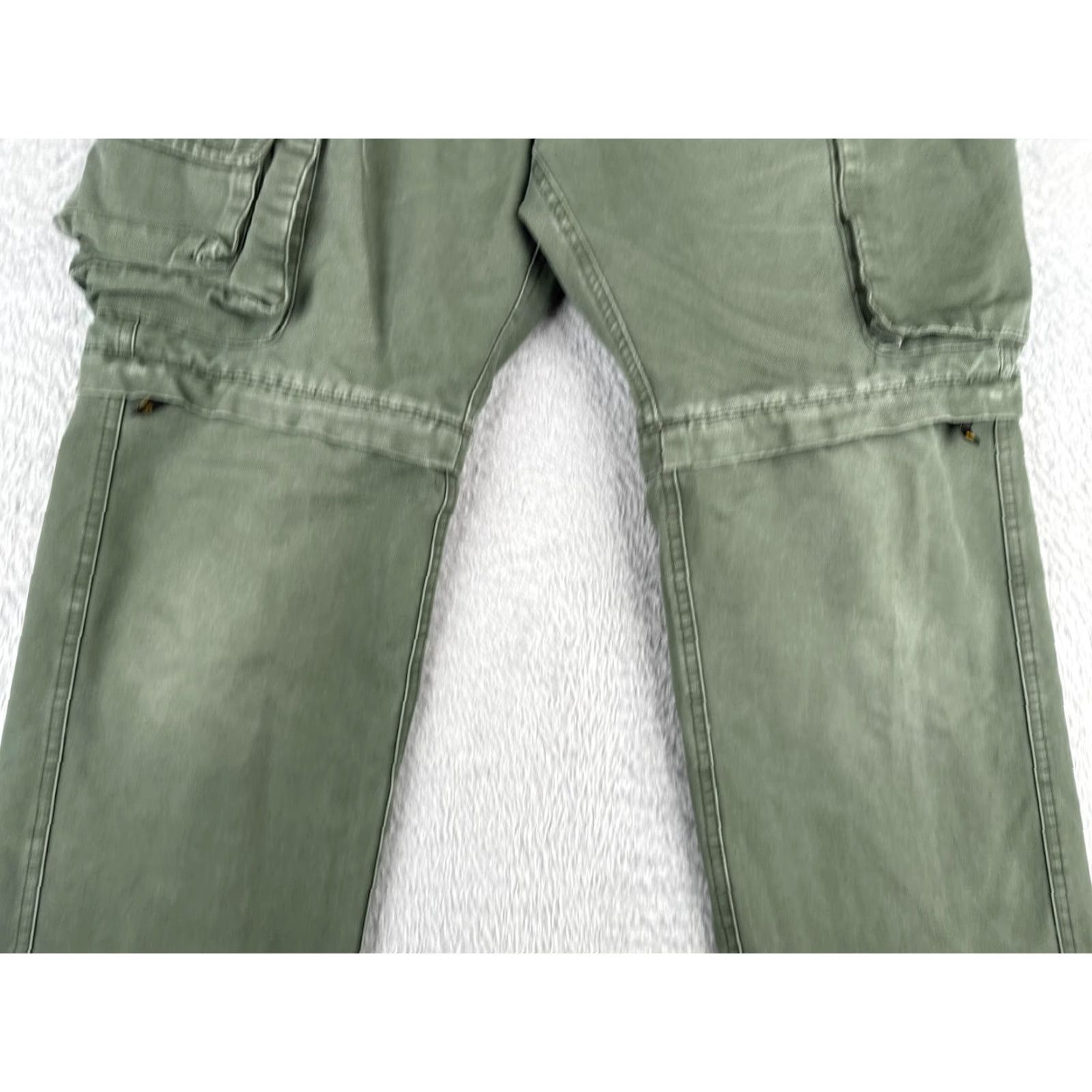 Vintage VINTAGE Boy Scouts Pants Adult 32 Green Cargo Convertible Uniform Cotton Blend 32x31 Mens Boys Size US 32 / EU 48 - 3 Thumbnail