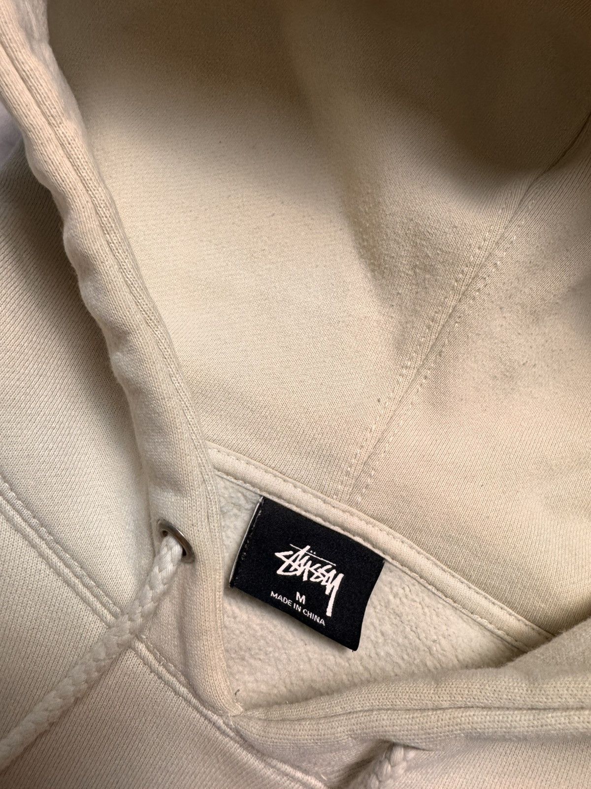 Stussy × Vintage STUSSY CENTER LOGO OVERSIZE BOXY HOODIE Size US M / EU 48-50 / 2 - 6 Thumbnail