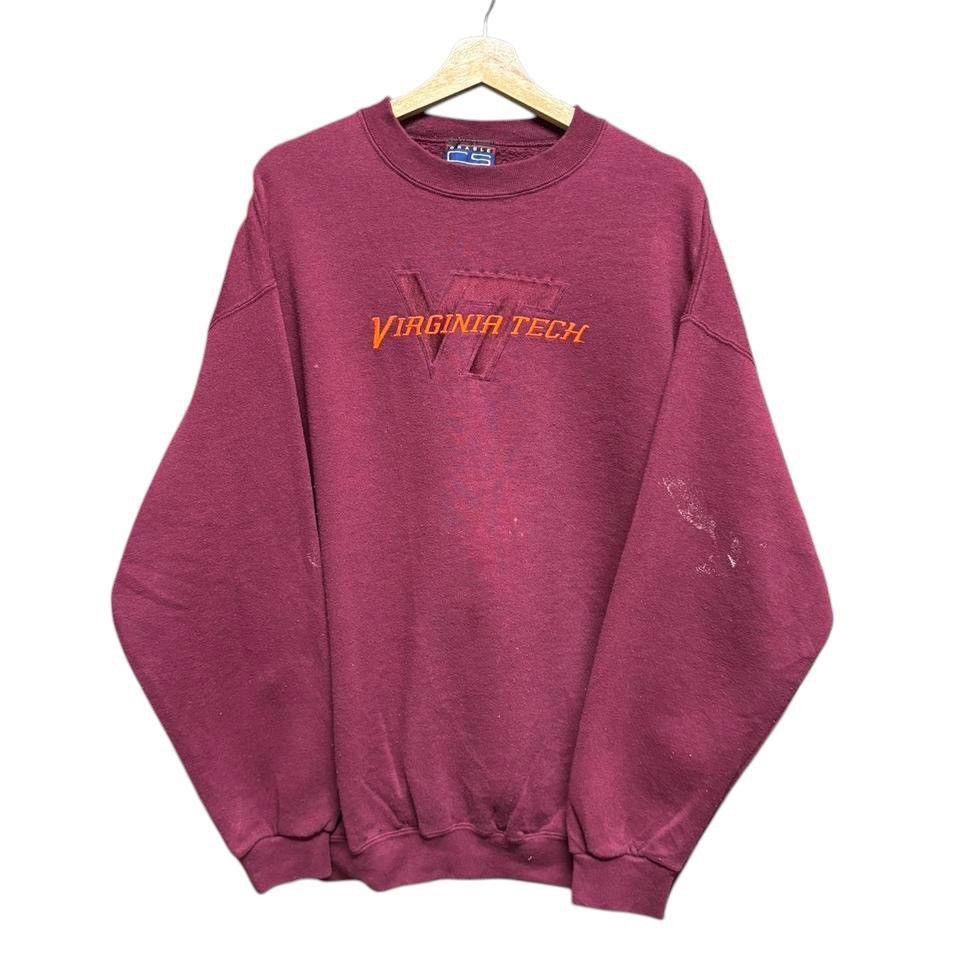 Vintage Vintage Virginia Tech sweatshirt size: XL Size US XL / EU 56 / 4 - 1 Thumbnail