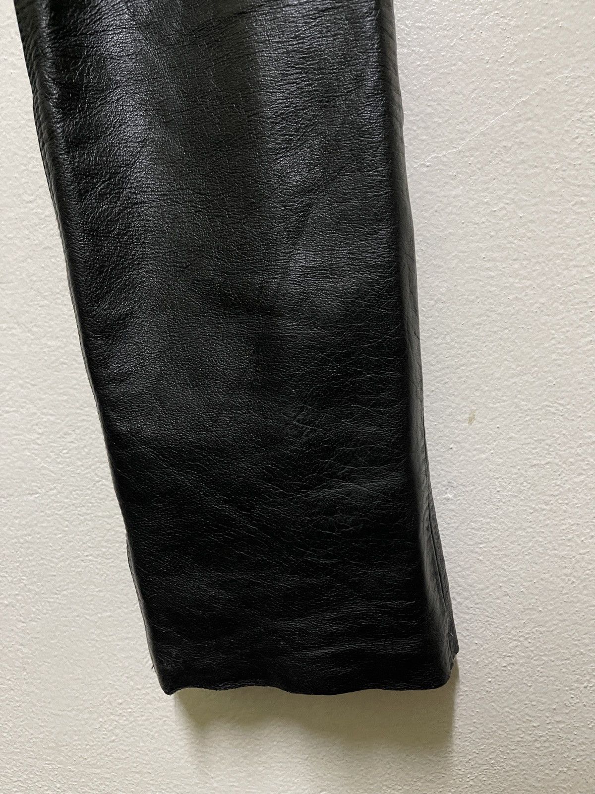 Genuine Leather × Vintage Leather Pants Biker Size US 29 - 7 Thumbnail