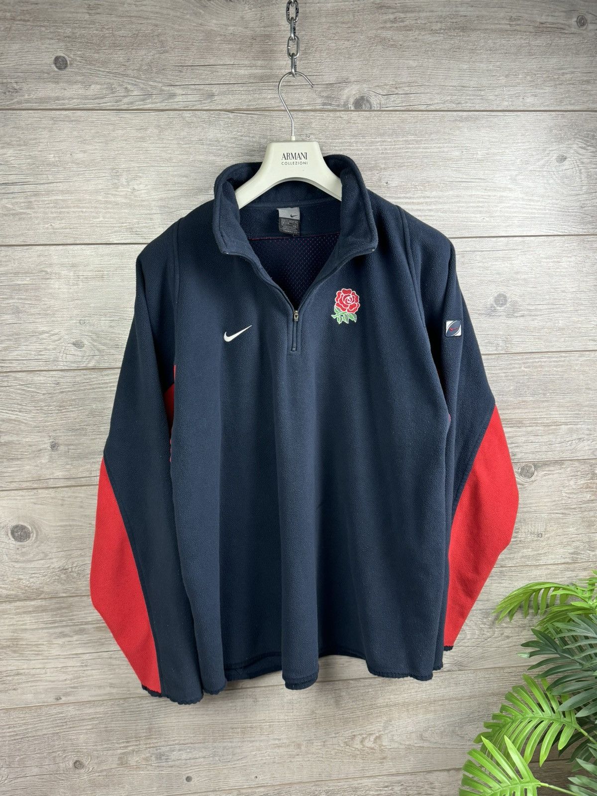 Nike Nike Vintage Rugby Fleece Jacket Y2K Drill style size XXL Size US XXL / EU 58 / 5 - 2 Thumbnail