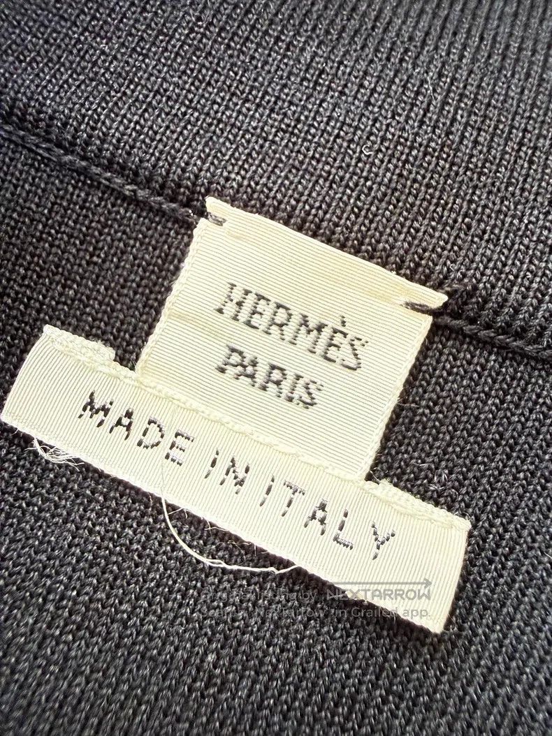 Hermes Hermes Black and White Color Block Classic Geometric Patte Size XS / US 0-2 / IT 36-38 - 4 Thumbnail