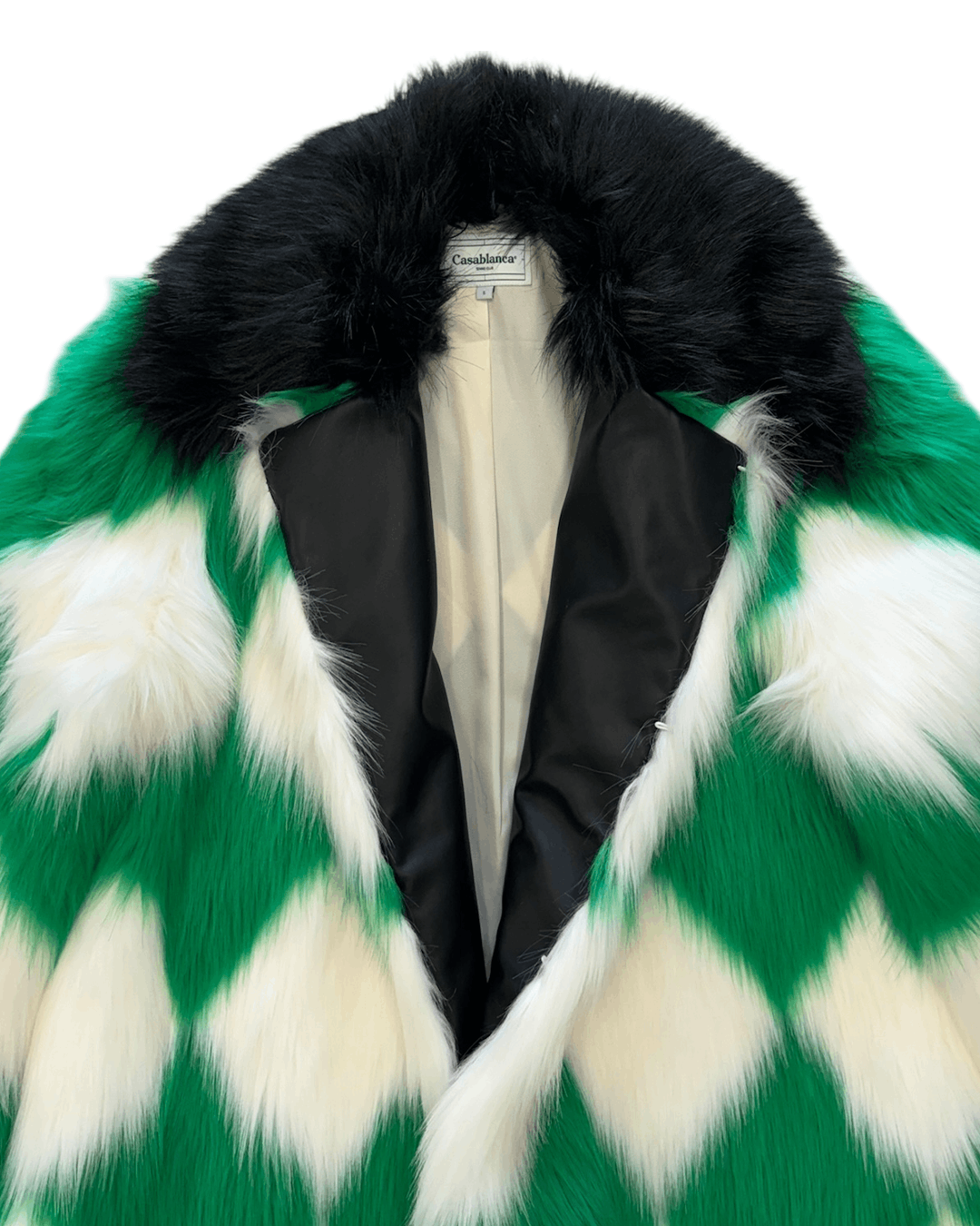 Casablanca Casablanca AW21 Harlequin Faux Fur Coat Size US S / EU 44-46 / 1 - 7 Thumbnail