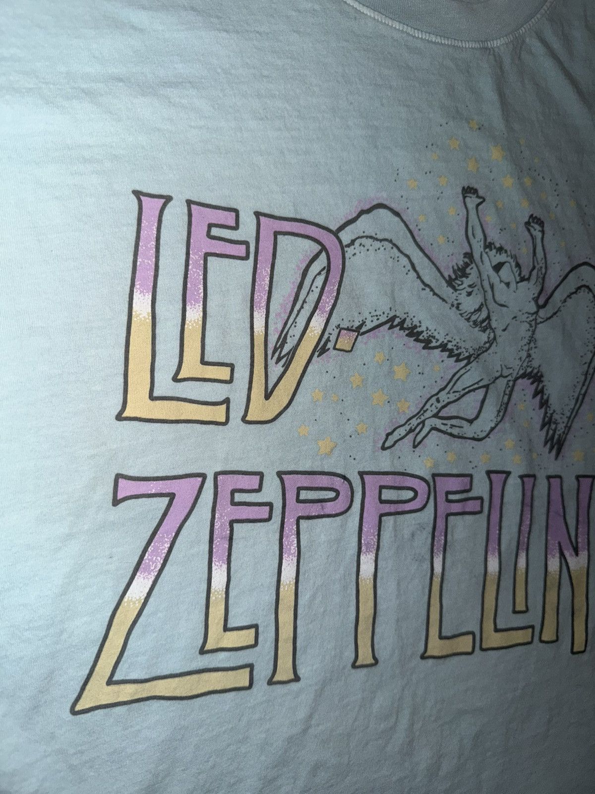 Led Zeppelin Led Zeppelin cover art band tee shirt light blue men’s small Size US S / EU 44-46 / 1 - 3 Thumbnail