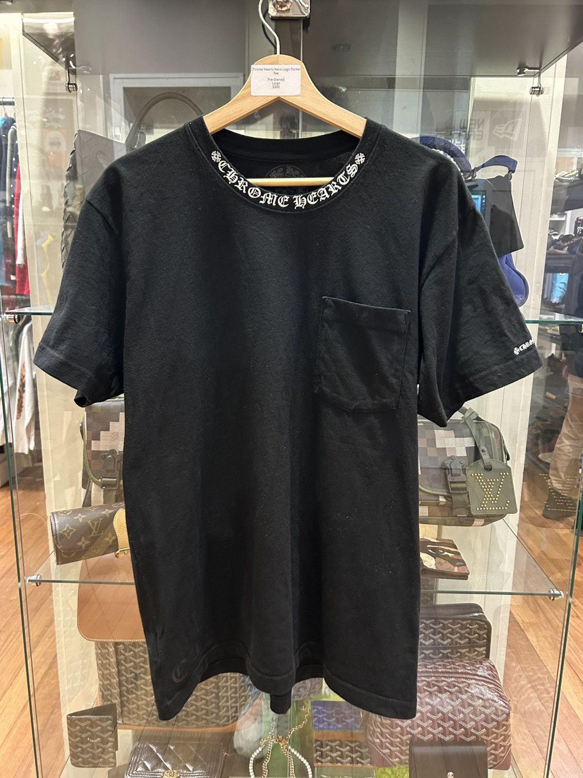 Chrome Hearts Chrome Hearts Neck Logo Tee Size US L / EU 52-54 / 3 - 1 Thumbnail