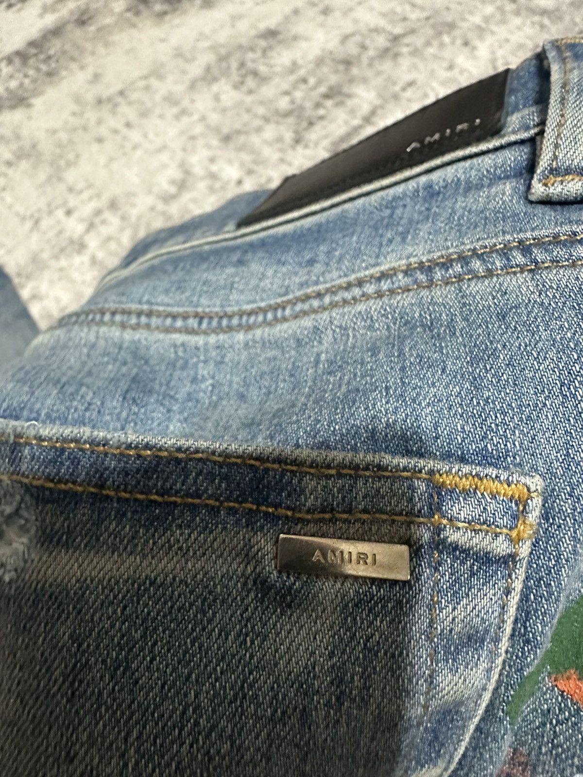 Amiri AMIRI Paint Splatter Jeans Size US 36 / EU 52 - 5 Thumbnail
