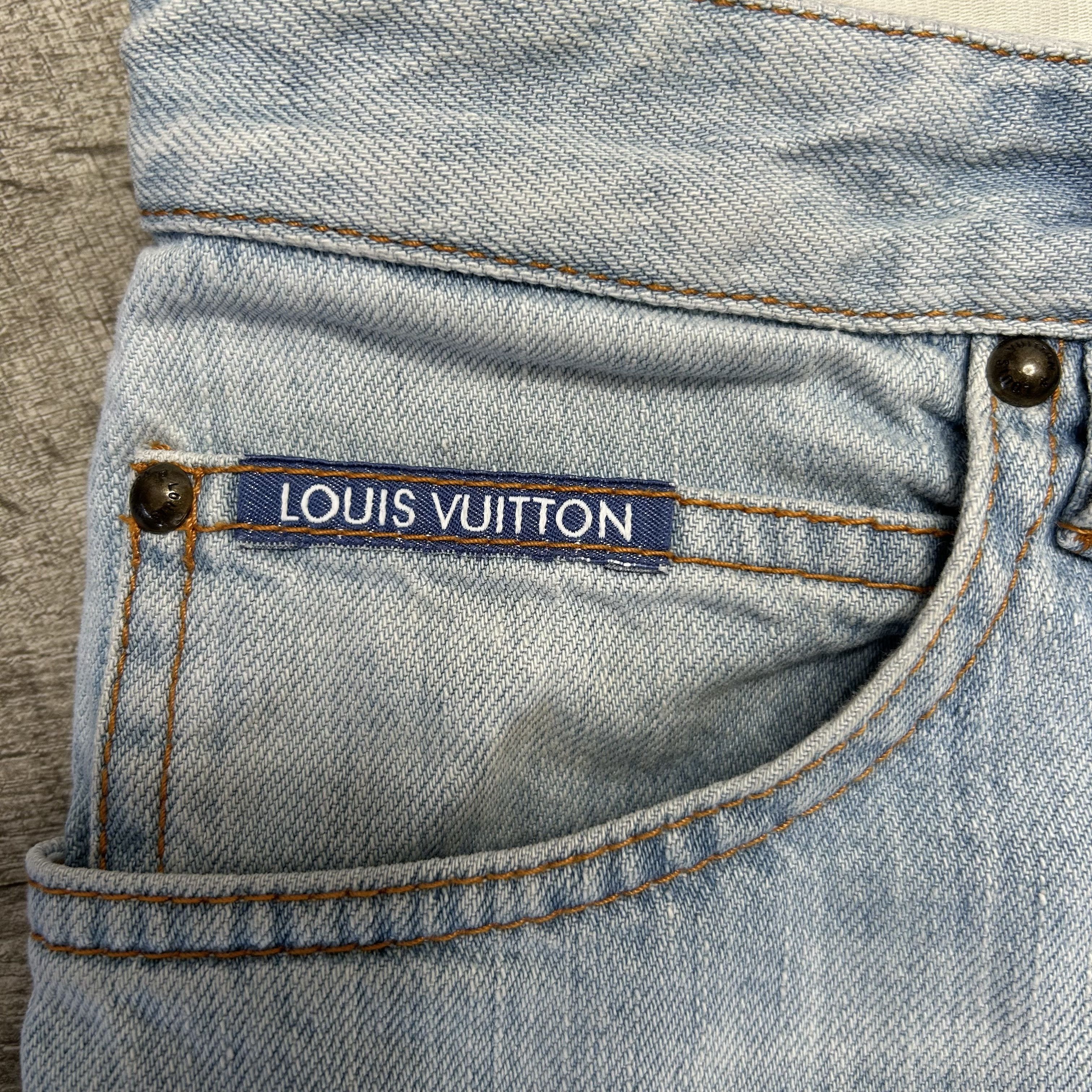 Louis Vuitton Louis Vuitton Gaston V Denim 29 Waist 28 Inseam Size US 29 - 5 Thumbnail
