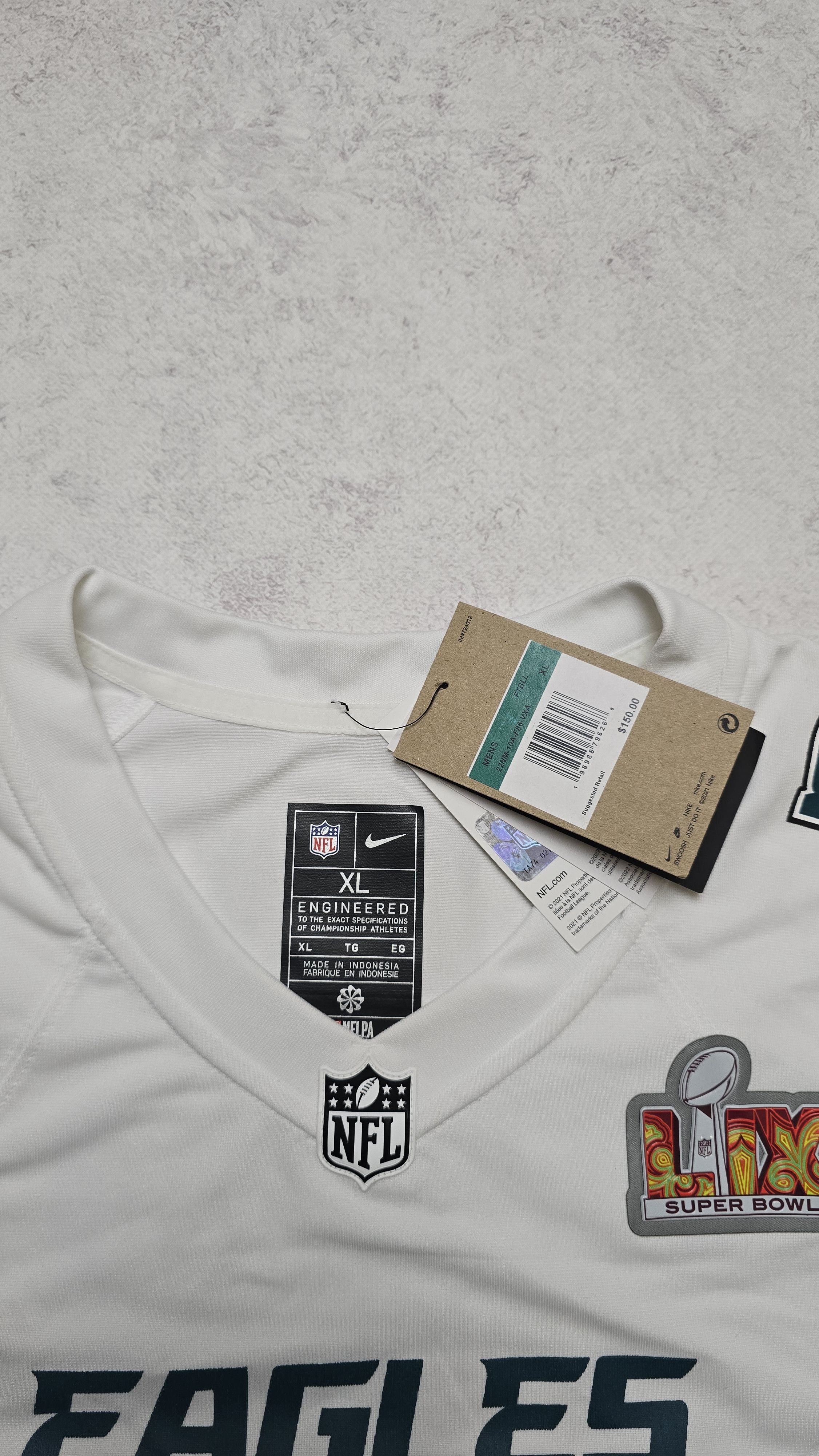Nike Barkley Philadelphia Eagles Super Bowl LIX Fashion Jersey Size US XL / EU 56 / 4 - 16 Thumbnail