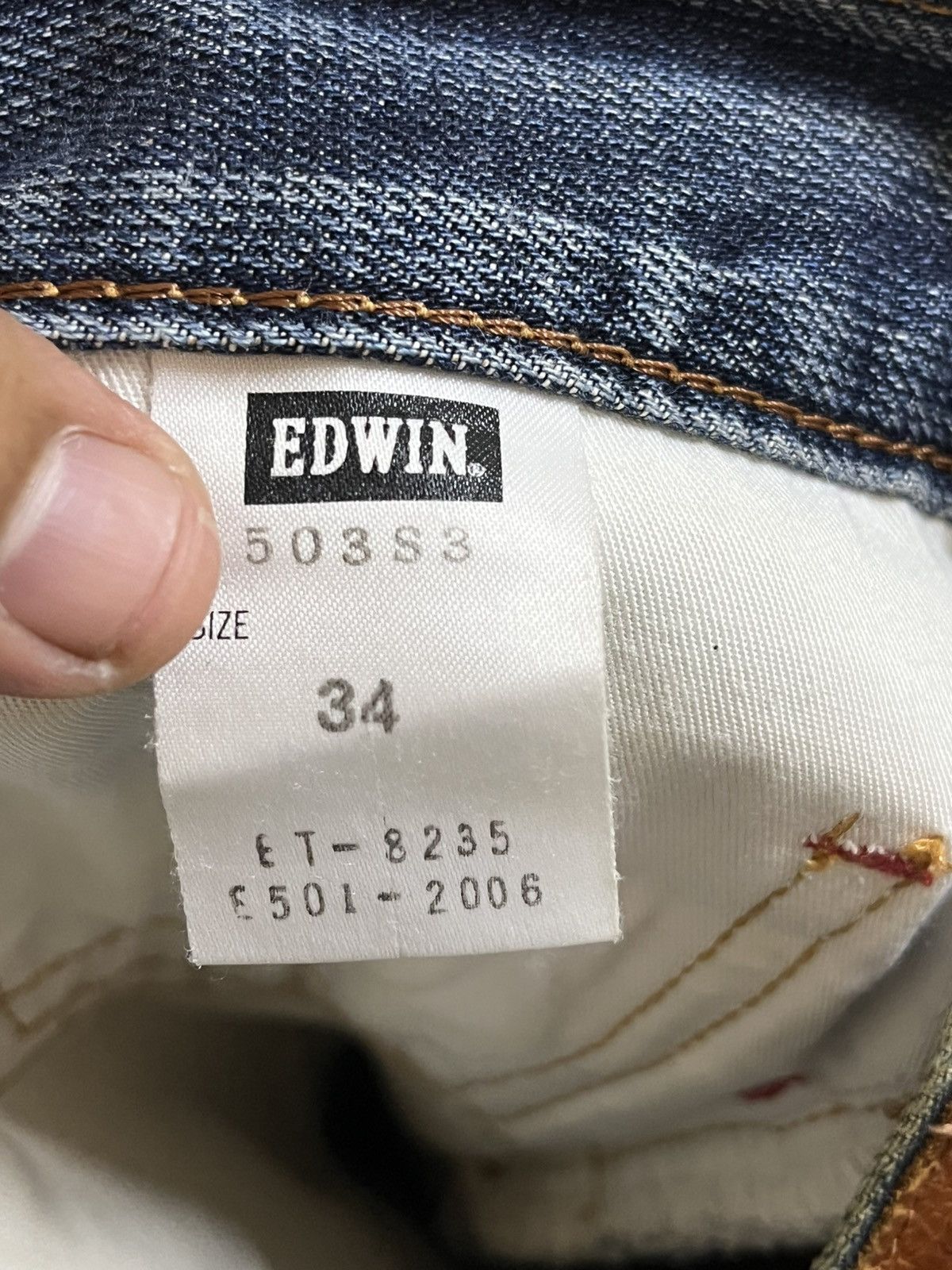 Edwin Vintage Edwin Zylon Kushitani Kamamatsu Distressed Size US 34 / EU 50 - 11 Thumbnail