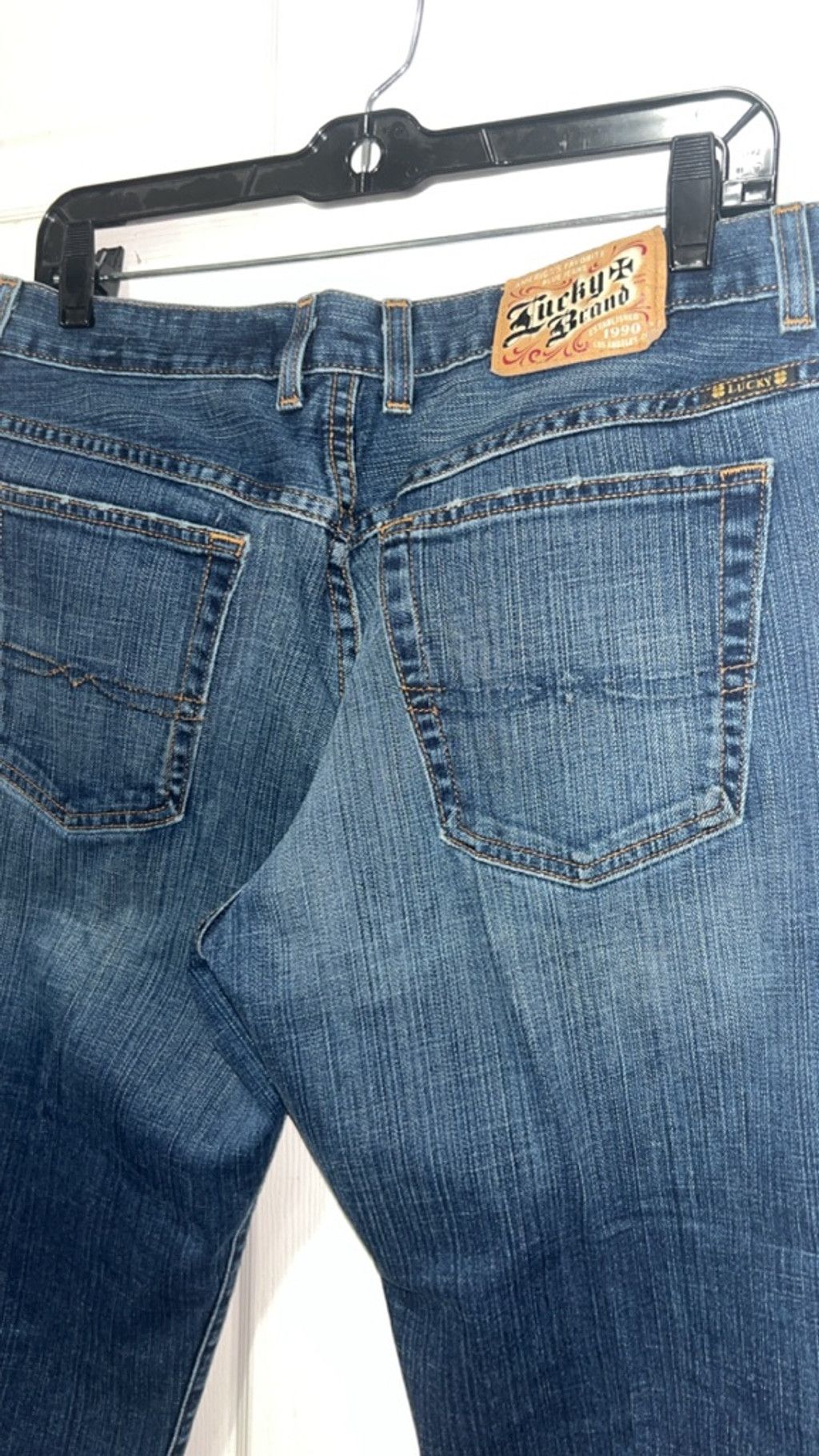Lucky Brand Women's Lucky Brand Blue Cropped Jeans Size 12/31 Size 34" / US 12 / IT 48 - 3 Thumbnail
