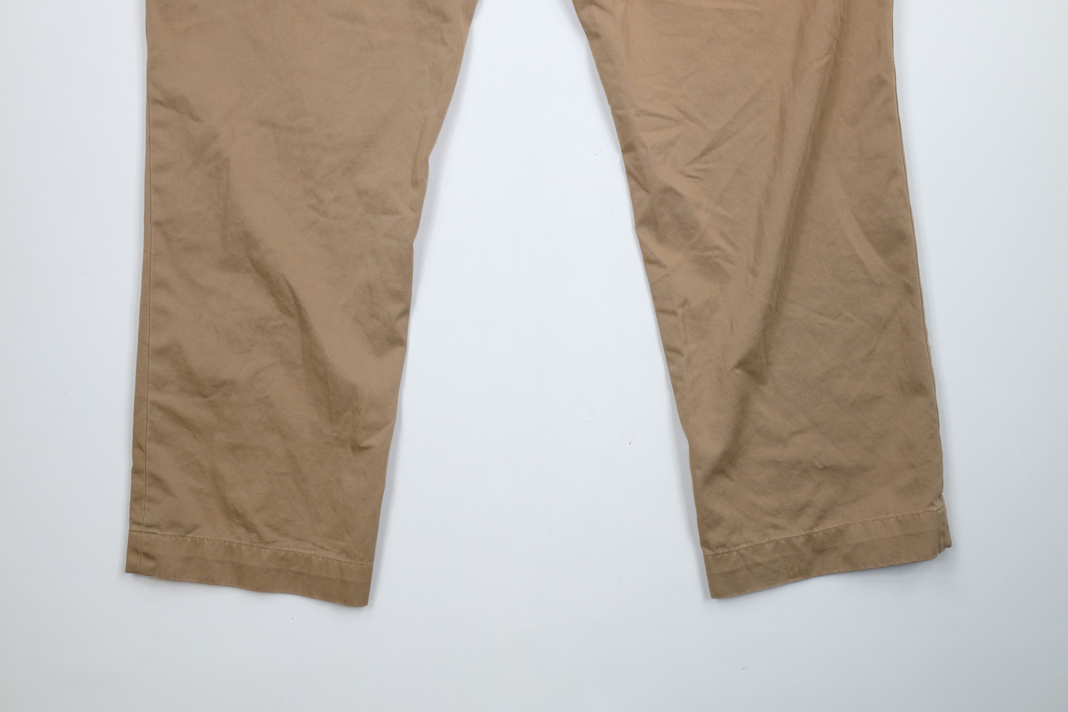 Ralph Lauren × Vintage Vintage 90s Ralph Lauren Wide Leg Cotton Chino Pants Brown Size US 40 / EU 56 - 13 Thumbnail