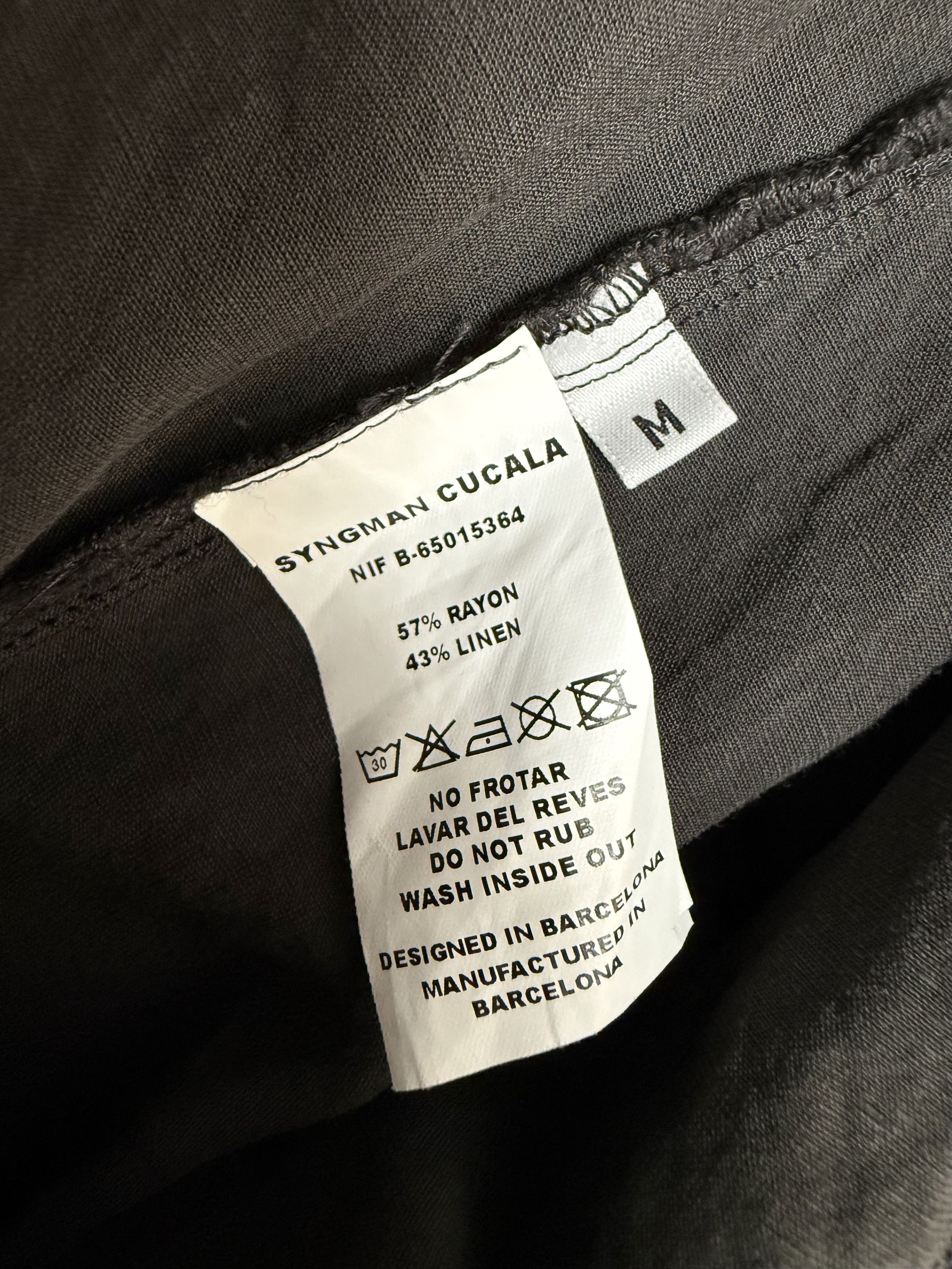 SYNGMAN CUCALA Syngman Cucala Linen-Rayon Jacket Size 48R - 4 Thumbnail