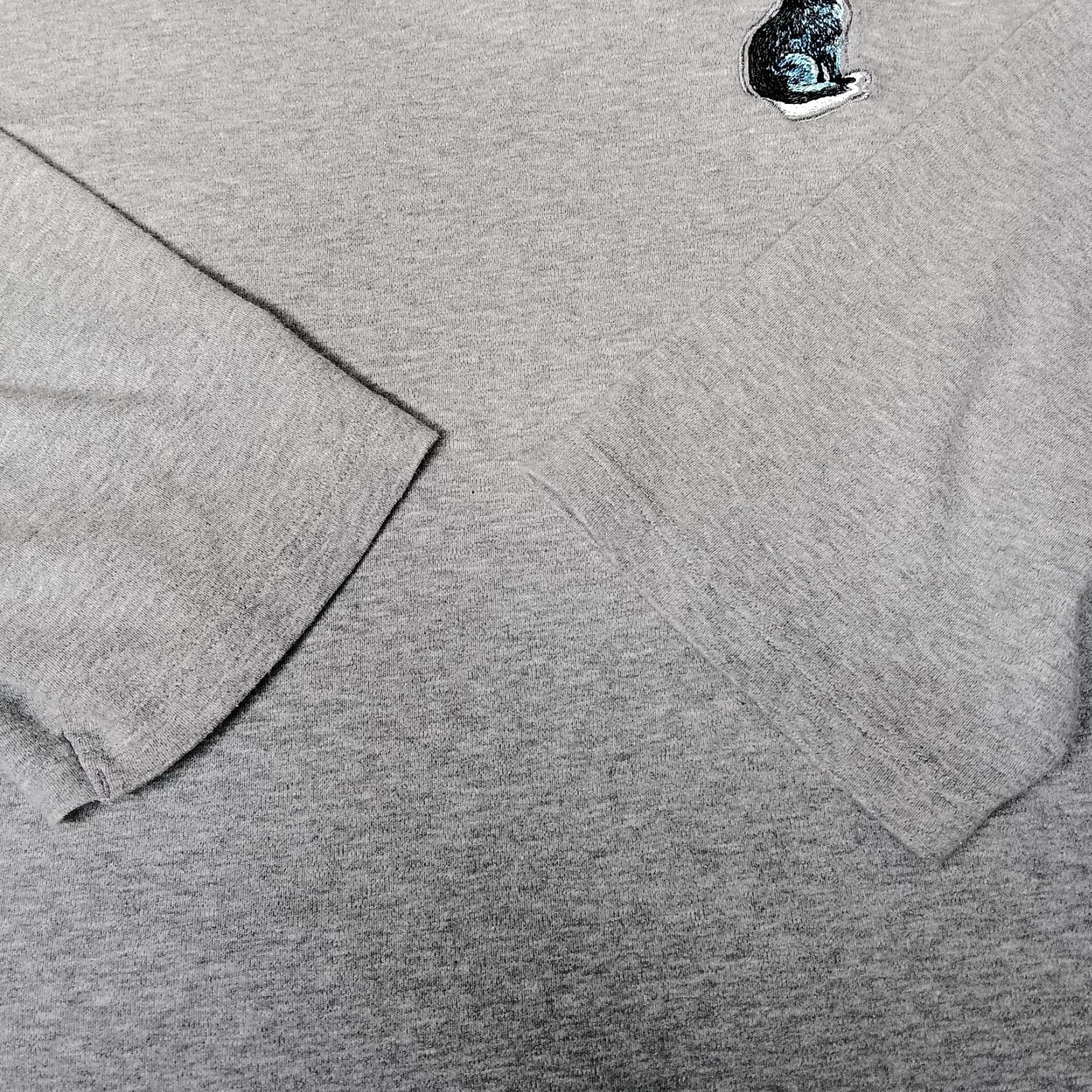 Vintage VINTAGE World Wildlife Federation Shirt Wolf 2XL Henley Gray Casual Nature Womens Size XXL / US 16-18 / IT 52-54 - 4 Thumbnail