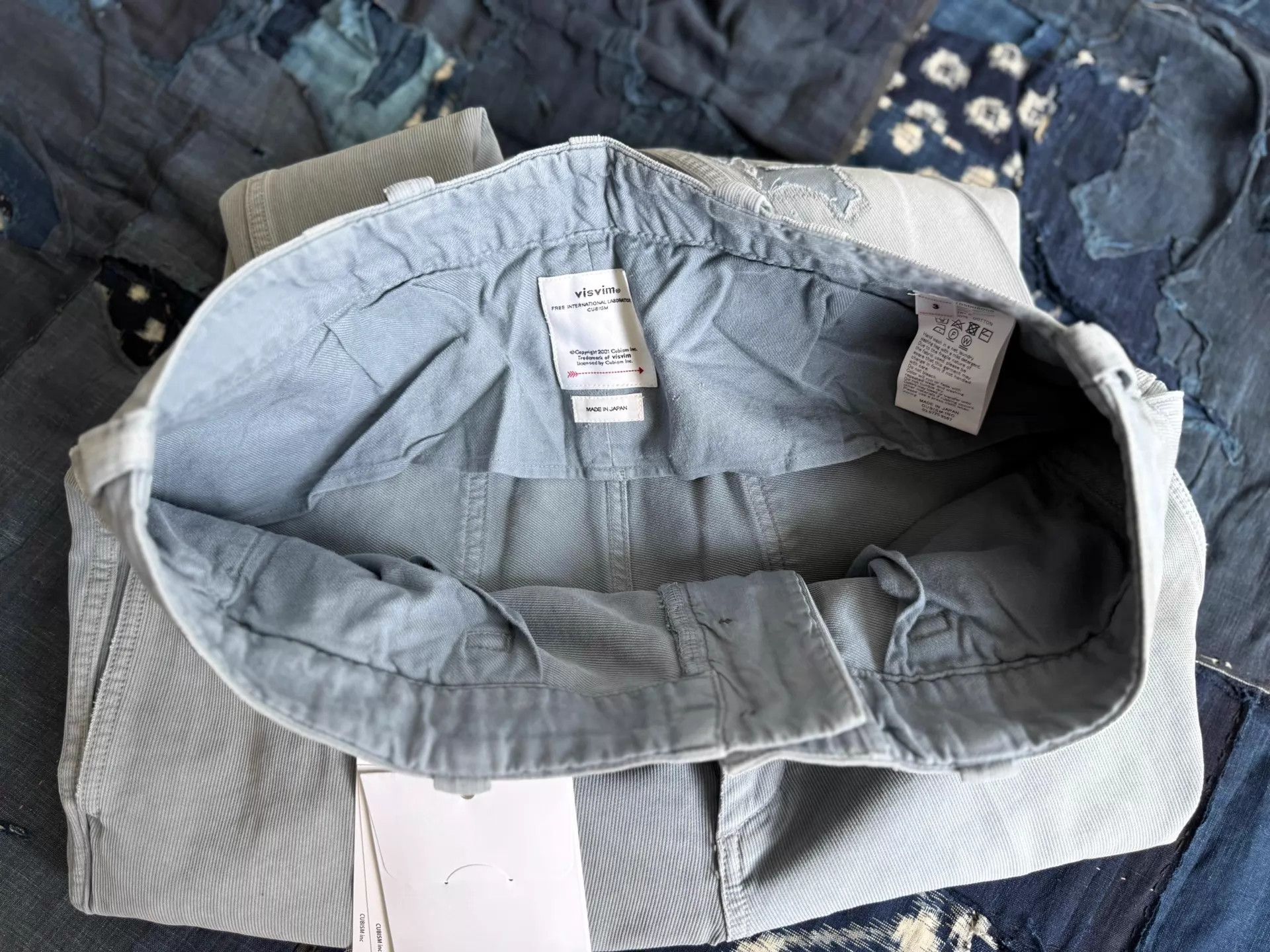 Visvim VISVIM 22SS GIFFORD LT.BLUE DMGD Washed Pants Size US 34 / EU 50 - 8 Thumbnail